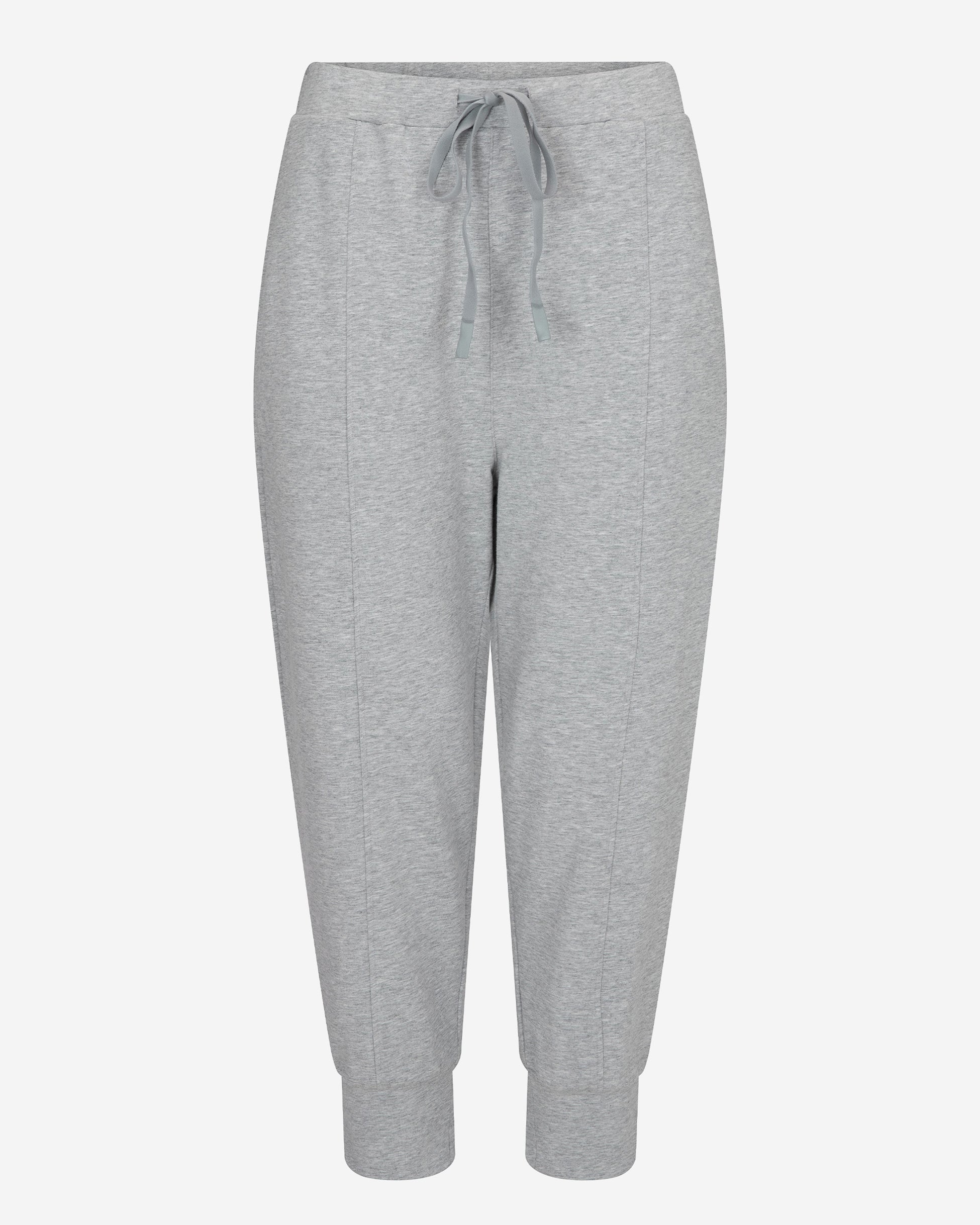 Breeze French Terry Cropped Jogger - Melange Grey