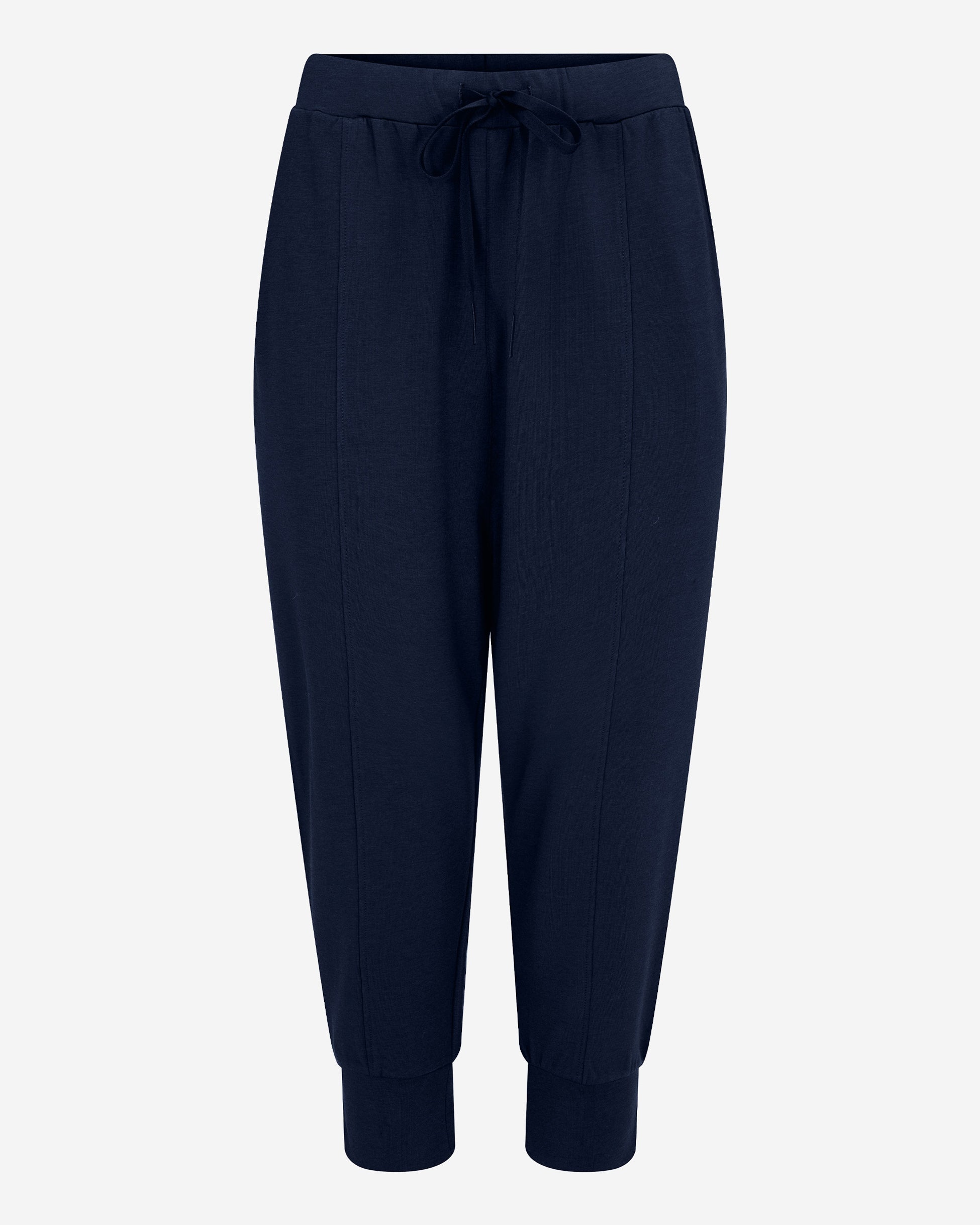 Breeze French Terry Cropped Jogger - Navy