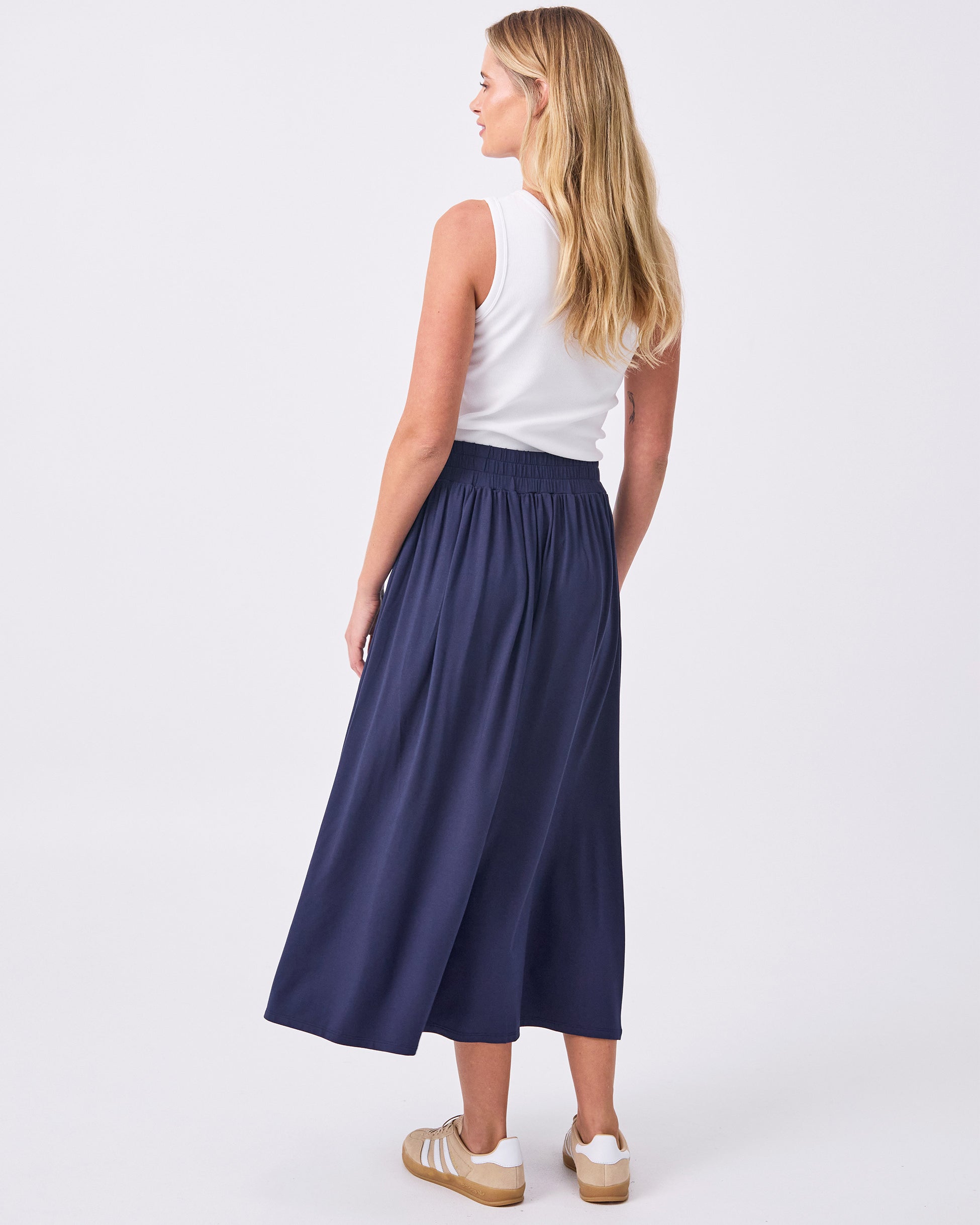 Circle Skirt - Navy