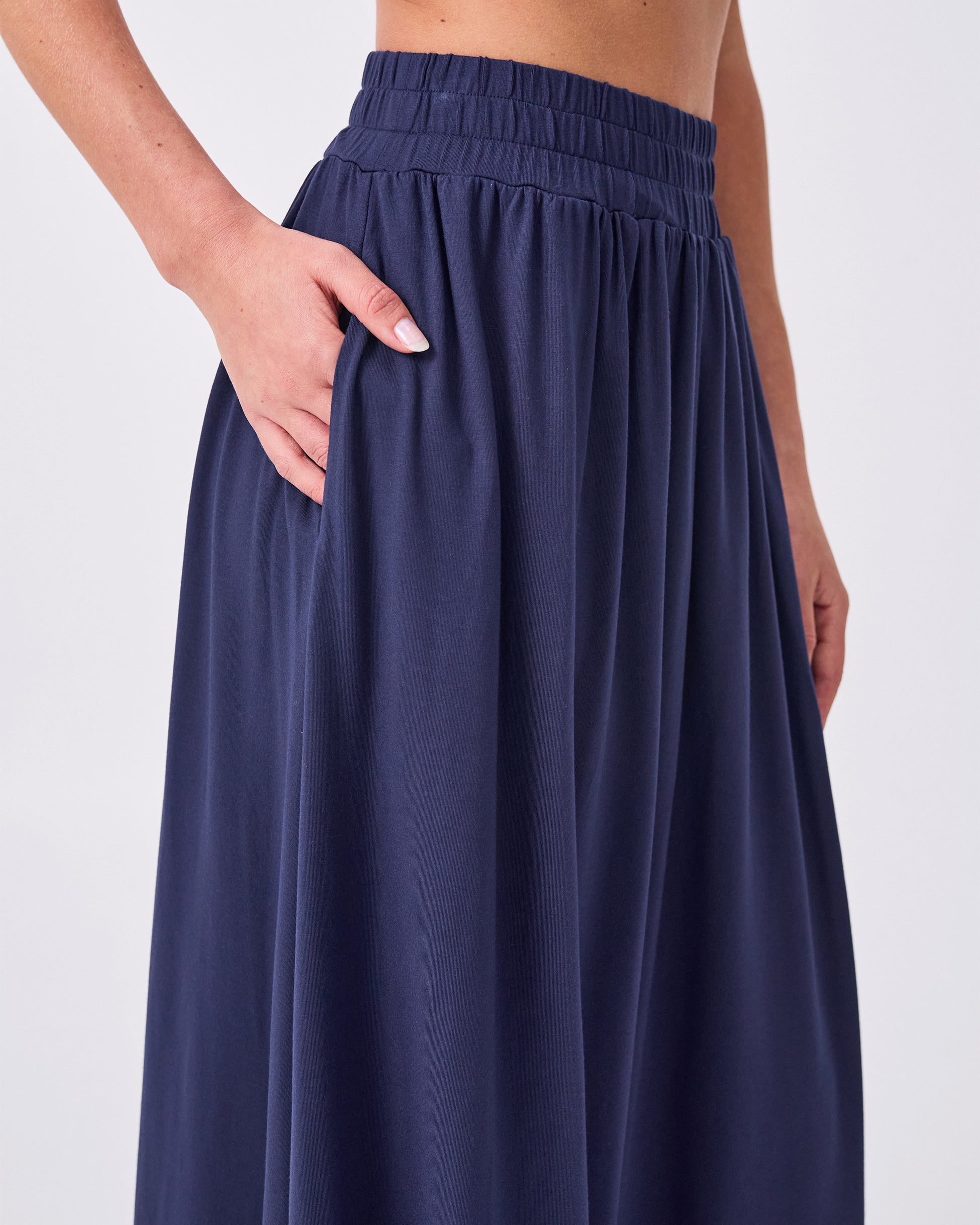 Circle Skirt - Navy