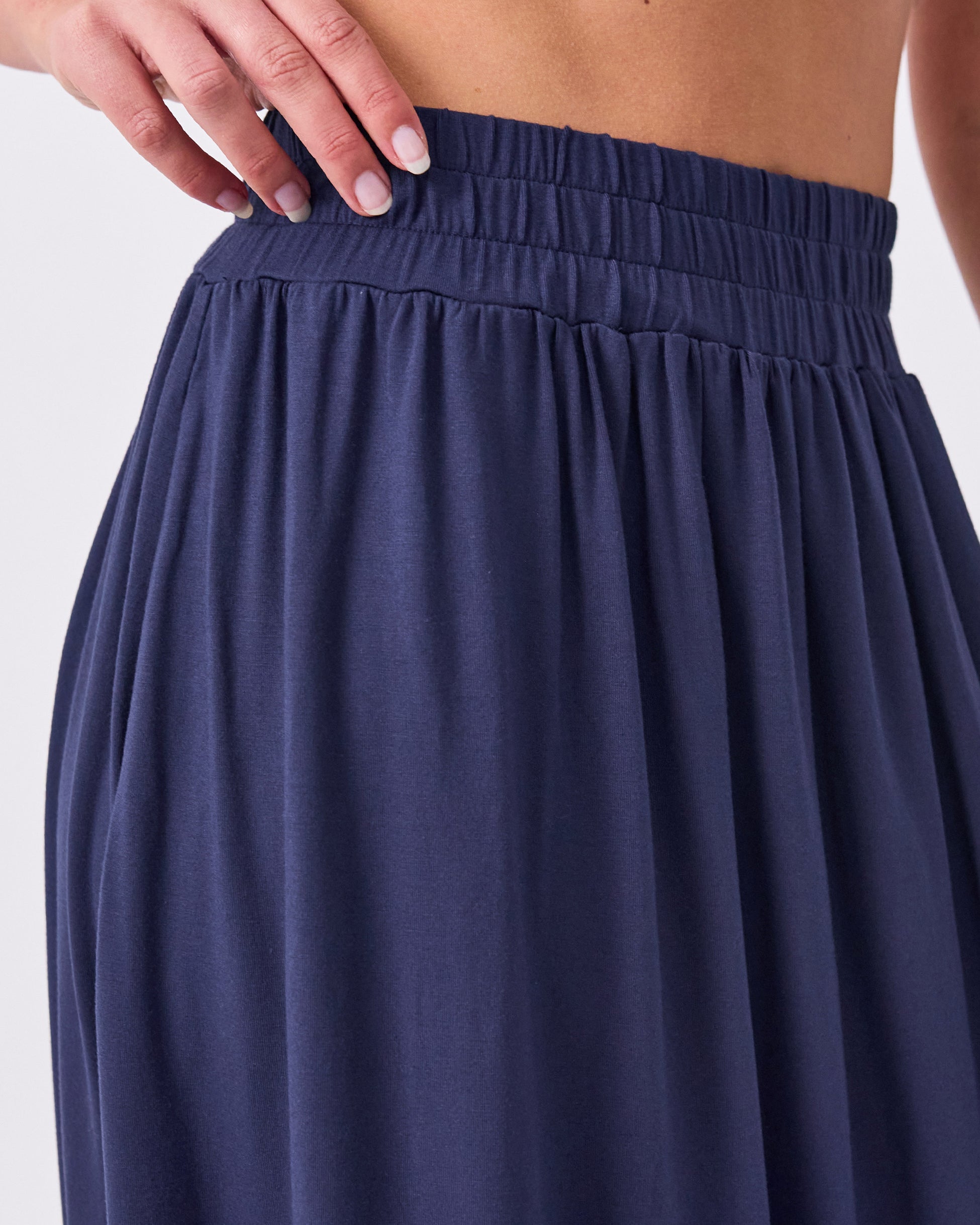 Circle Skirt - Navy