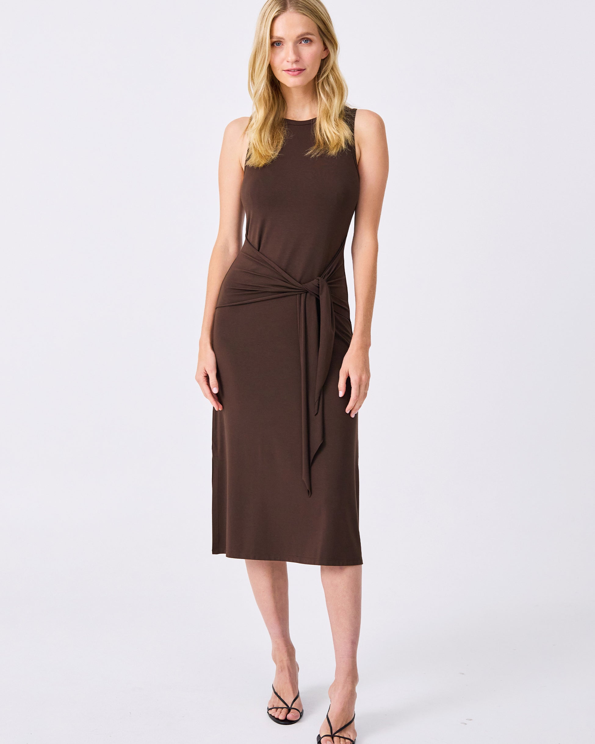 Athena Dress - Coffee Bean
