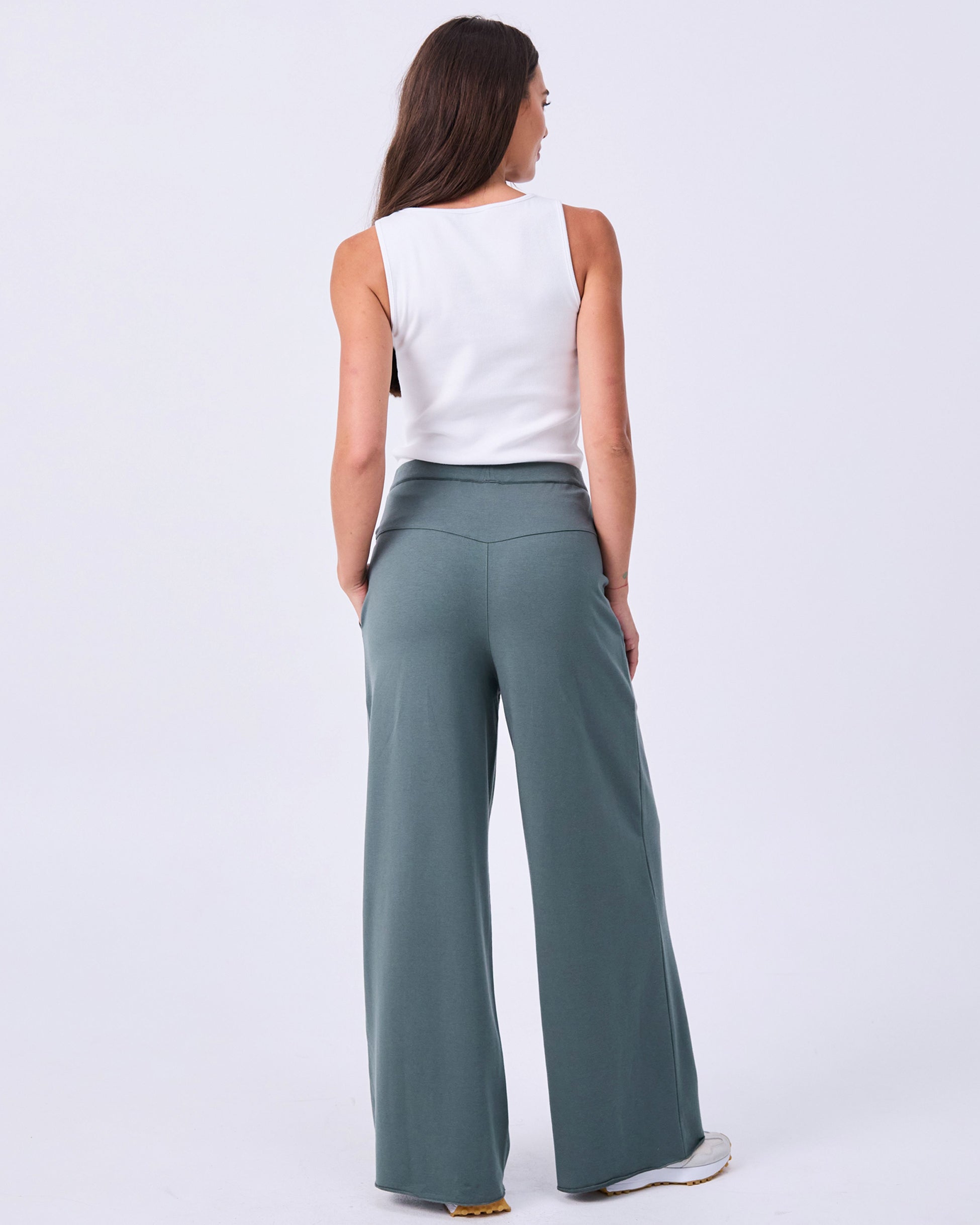 French Terry Yin Sweat Pant - Sage
