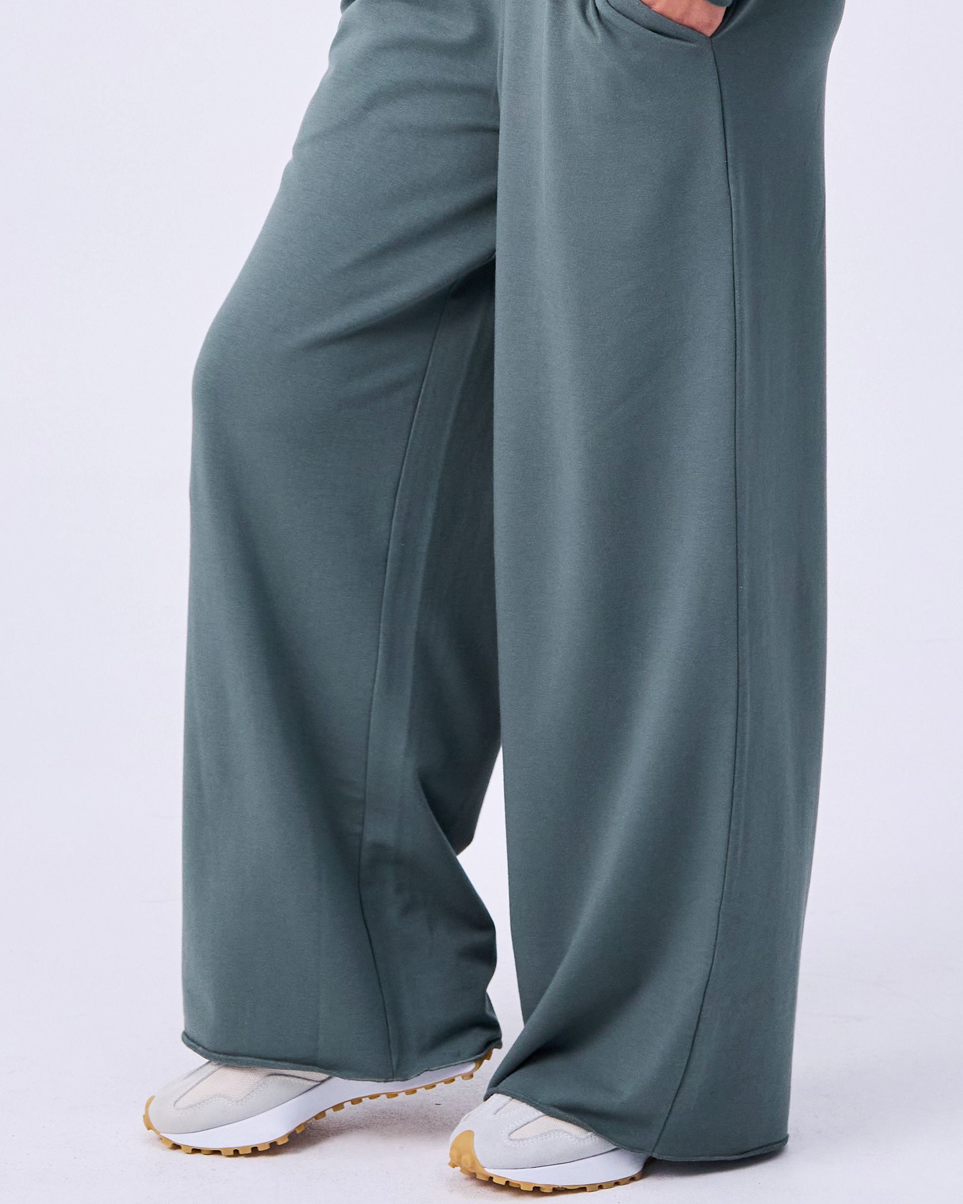 French Terry Yin Sweat Pant - Sage