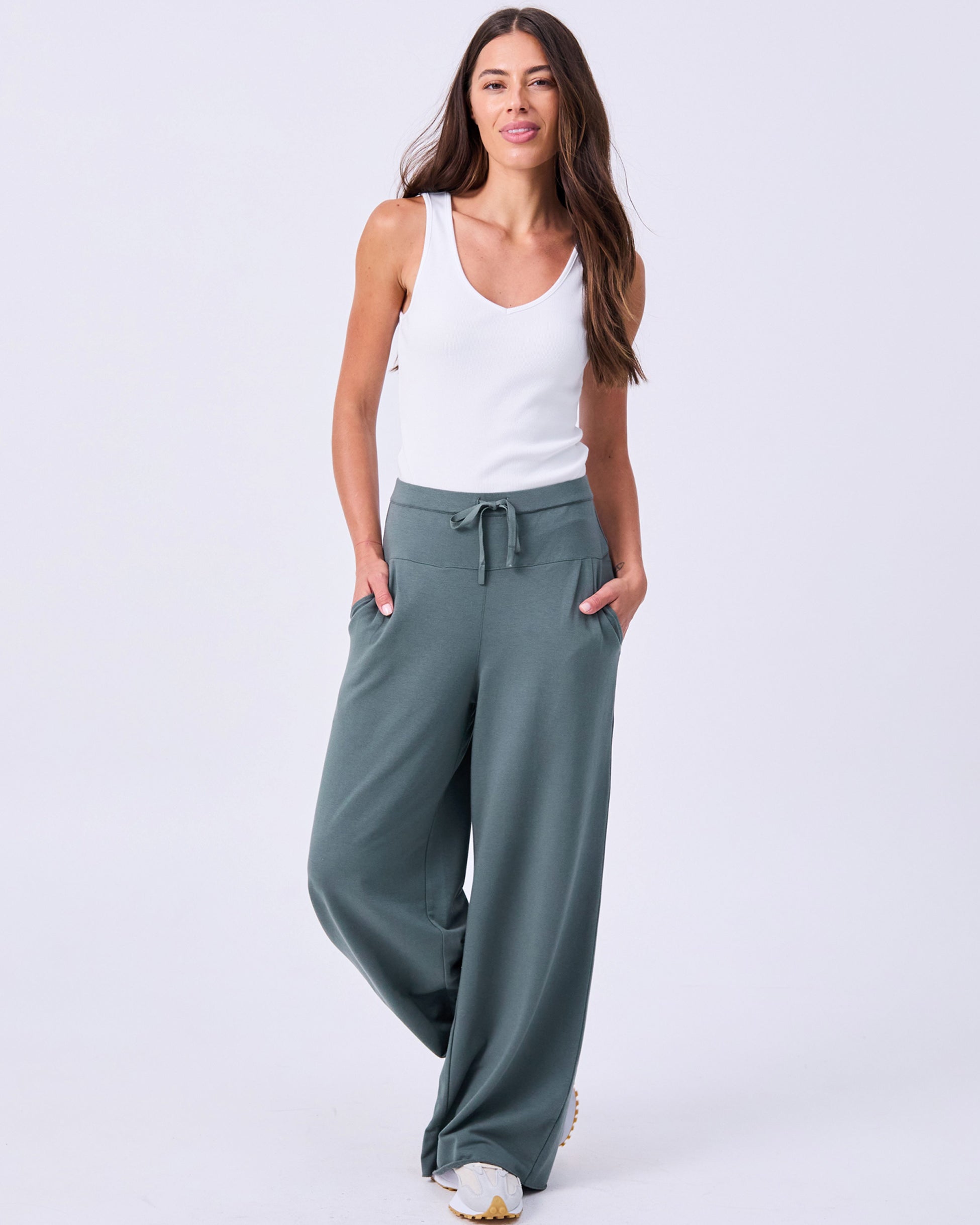 French Terry Yin Sweat Pant - Sage