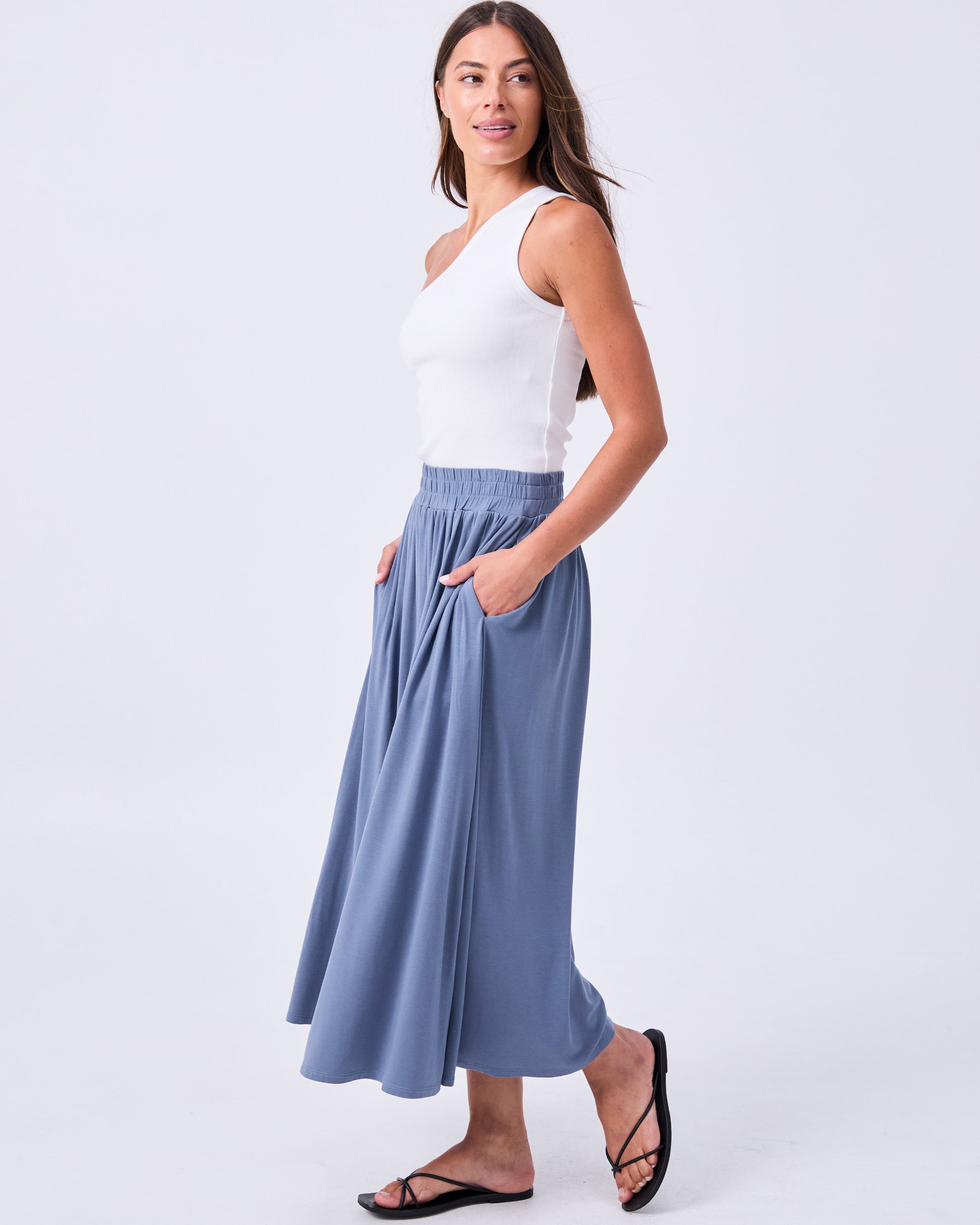 Circle Skirt - China Blue