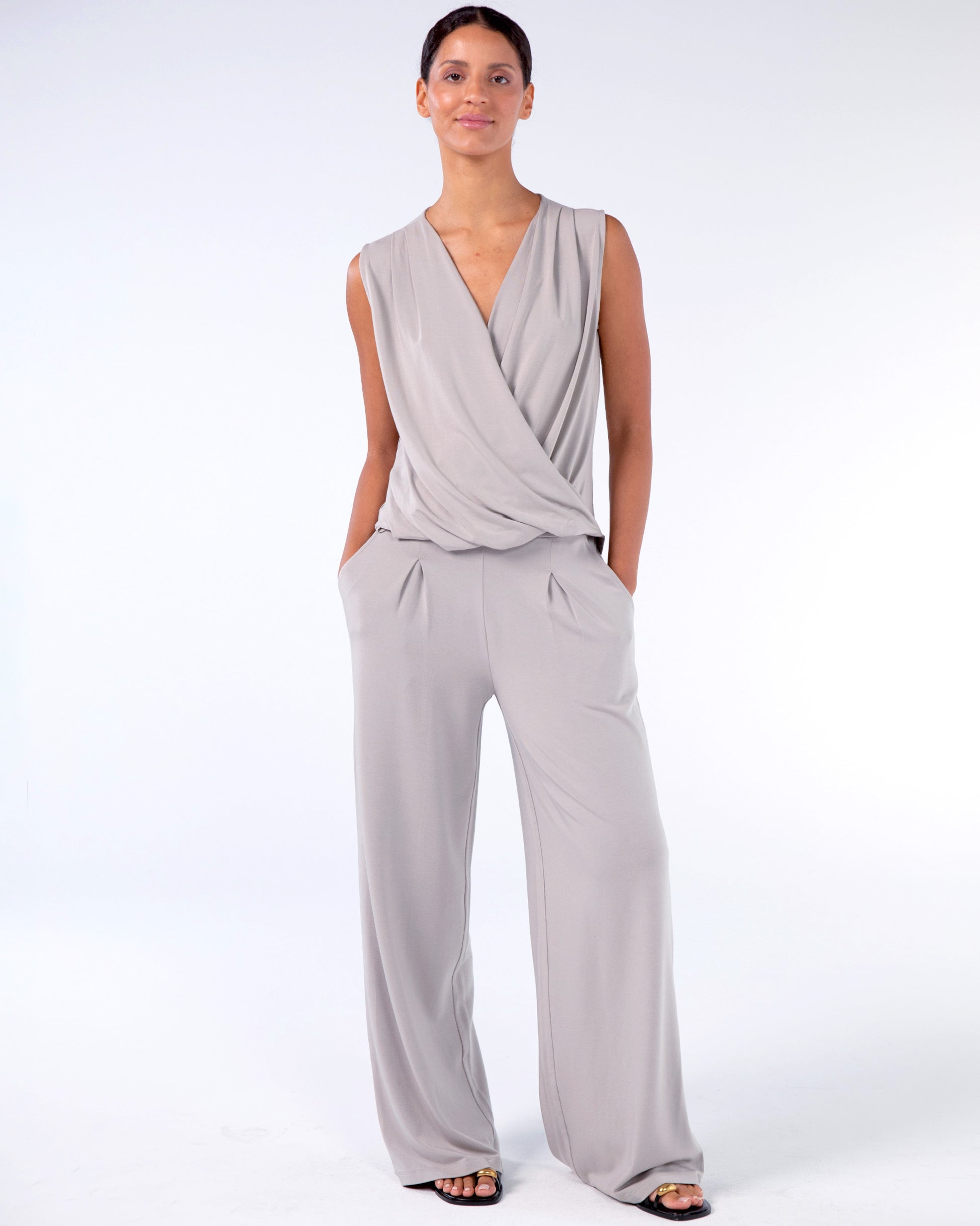 Athena Drape Top - Paloma