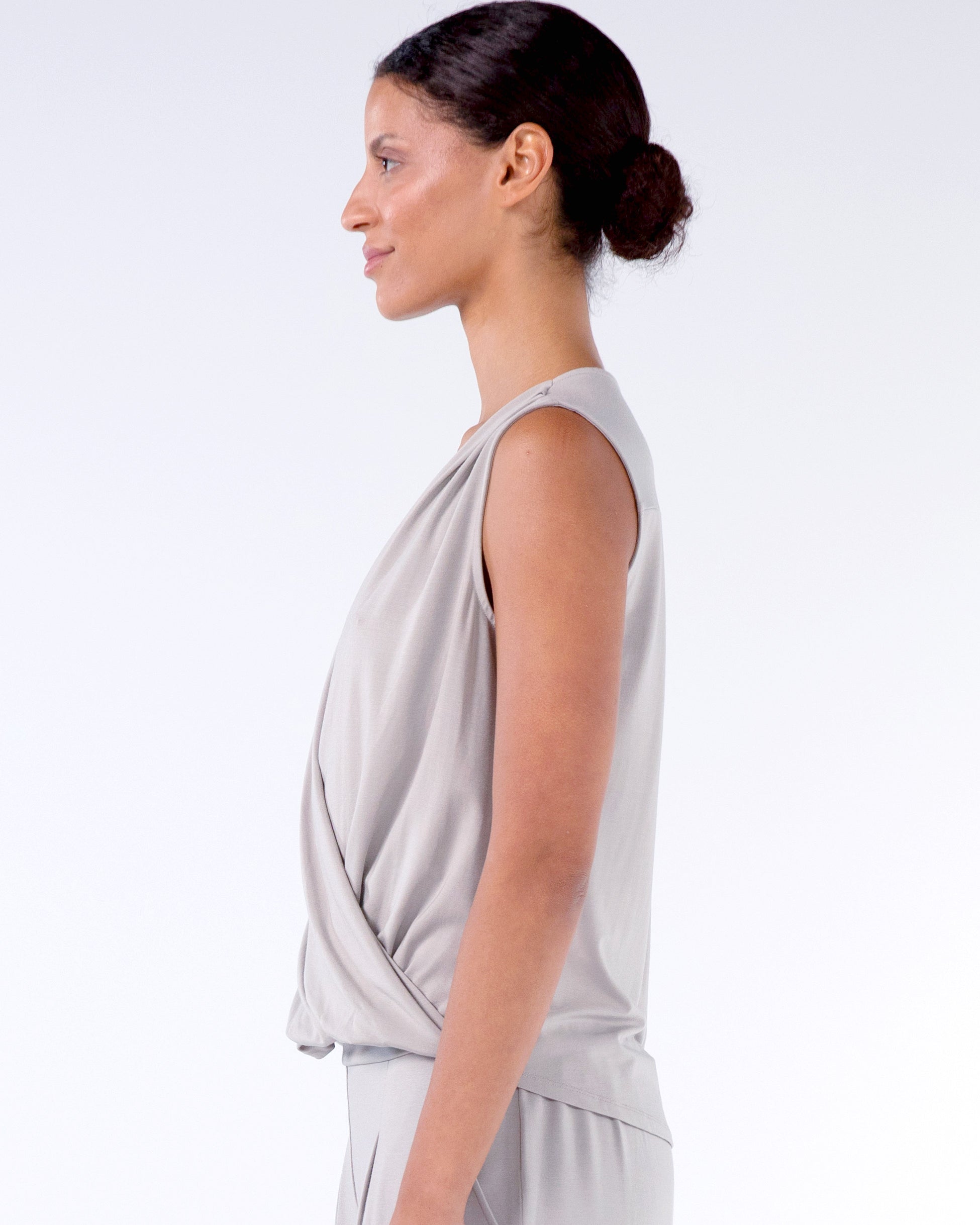 Athena Drape Top - Paloma