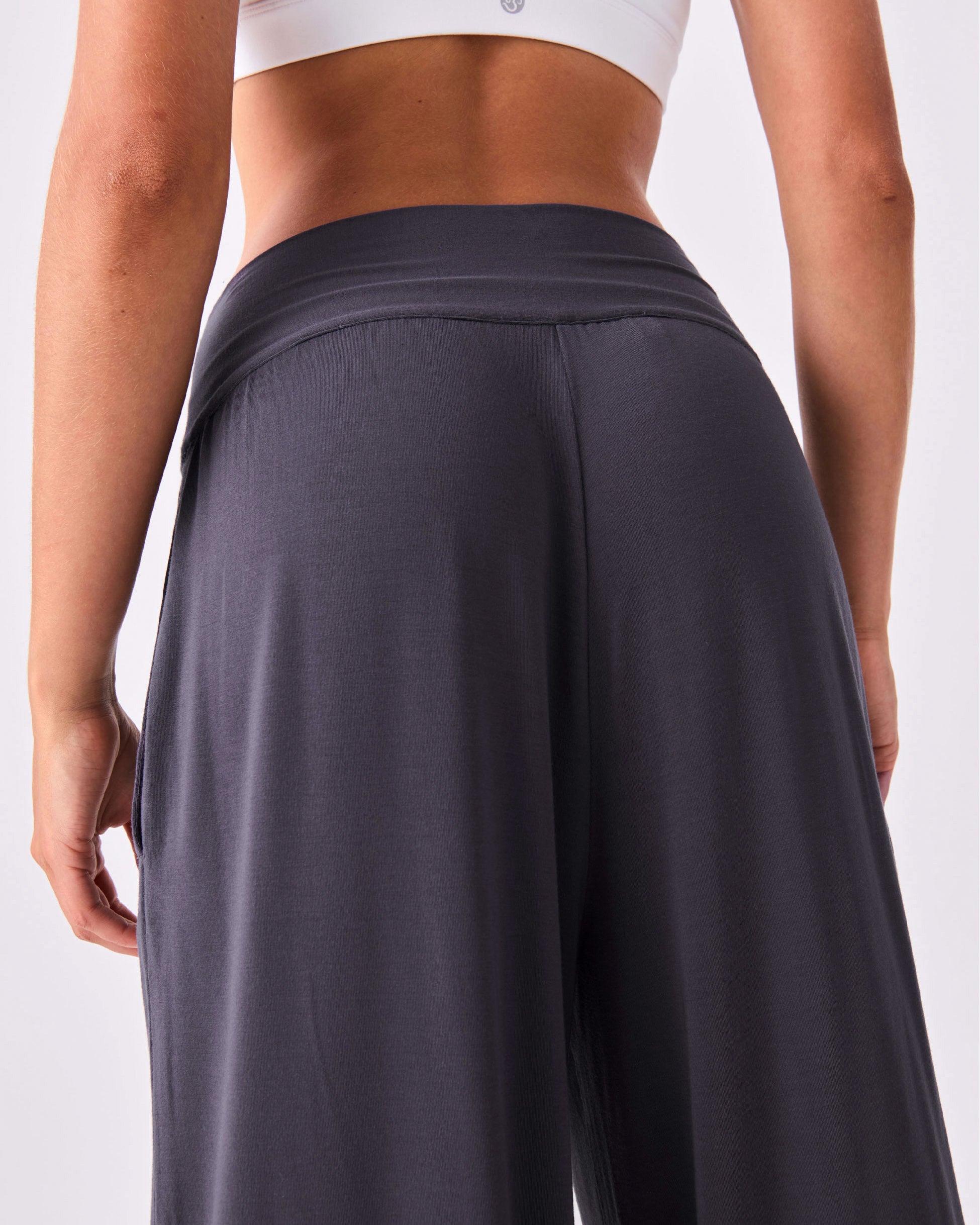 Nomad Modal Wide Leg Pant - Charcoal