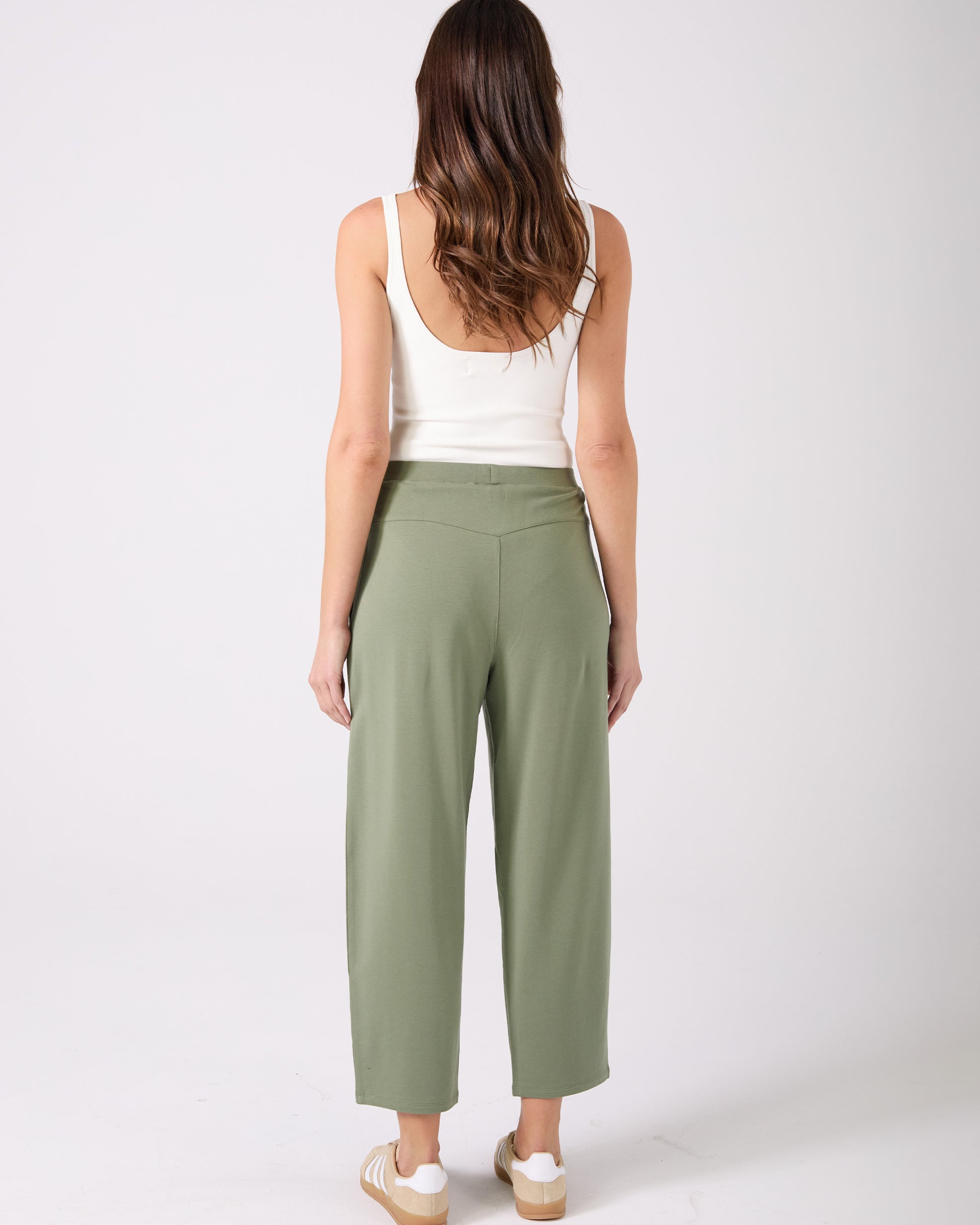 Kyoto Ankle Length French Terry Jogger - Willow