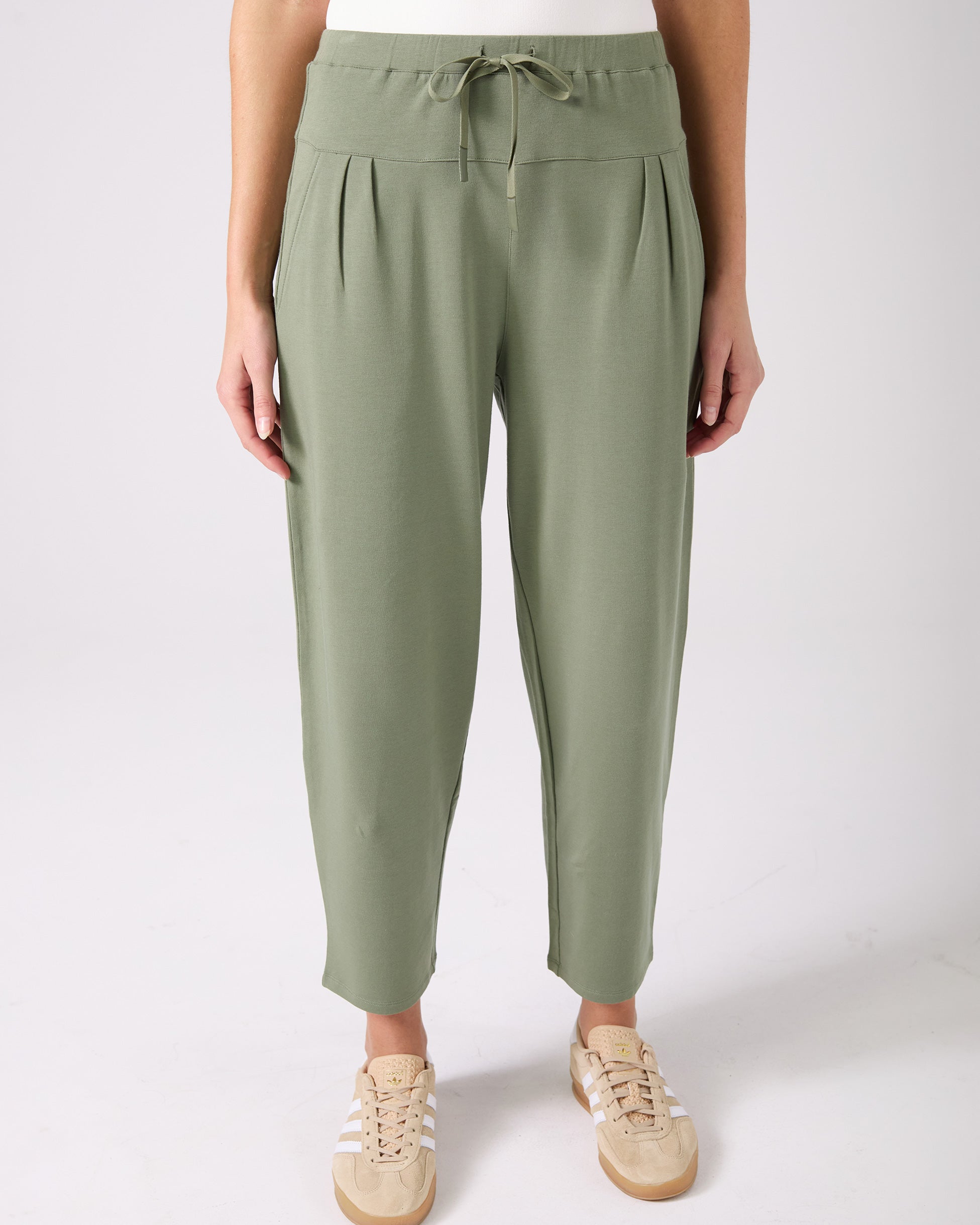 Kyoto Ankle Length French Terry Jogger - Willow