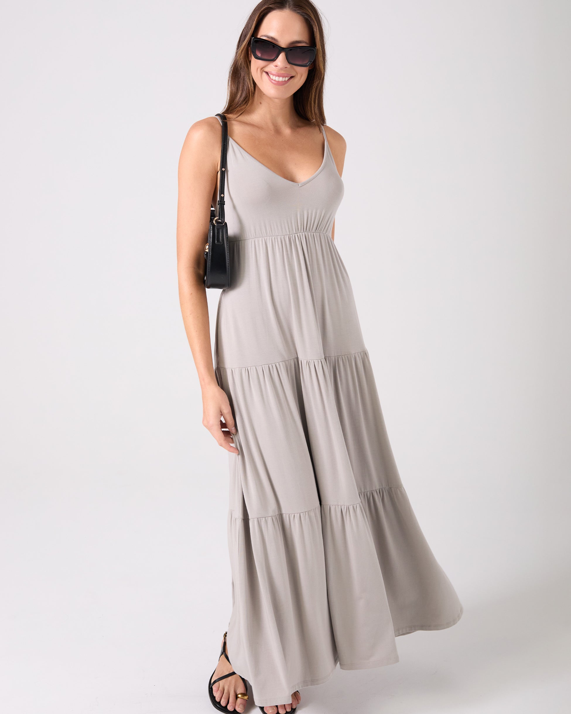 V Neck Gypsy Dress - Paloma