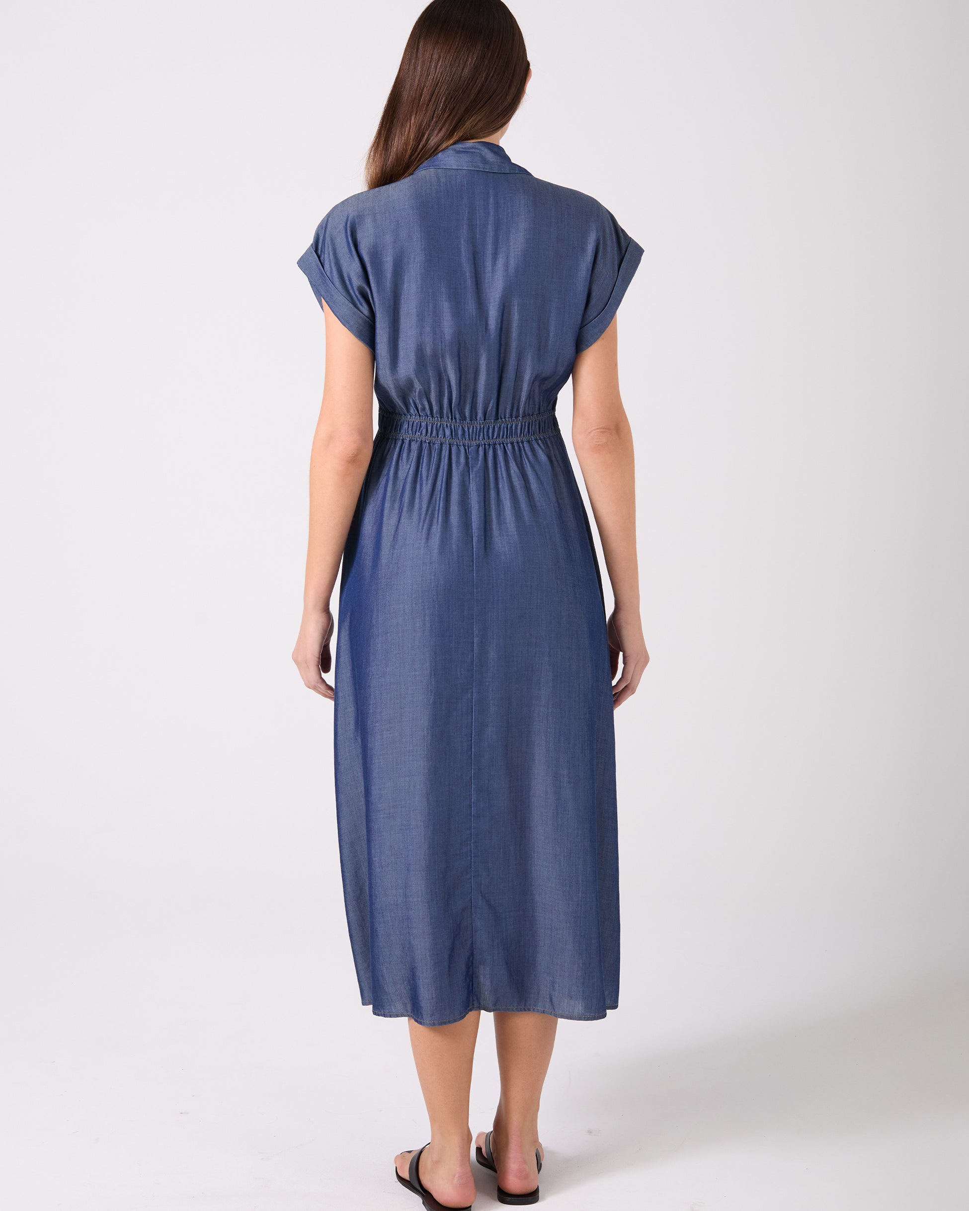 Capri Denim Tencel Dress - Dark Denim