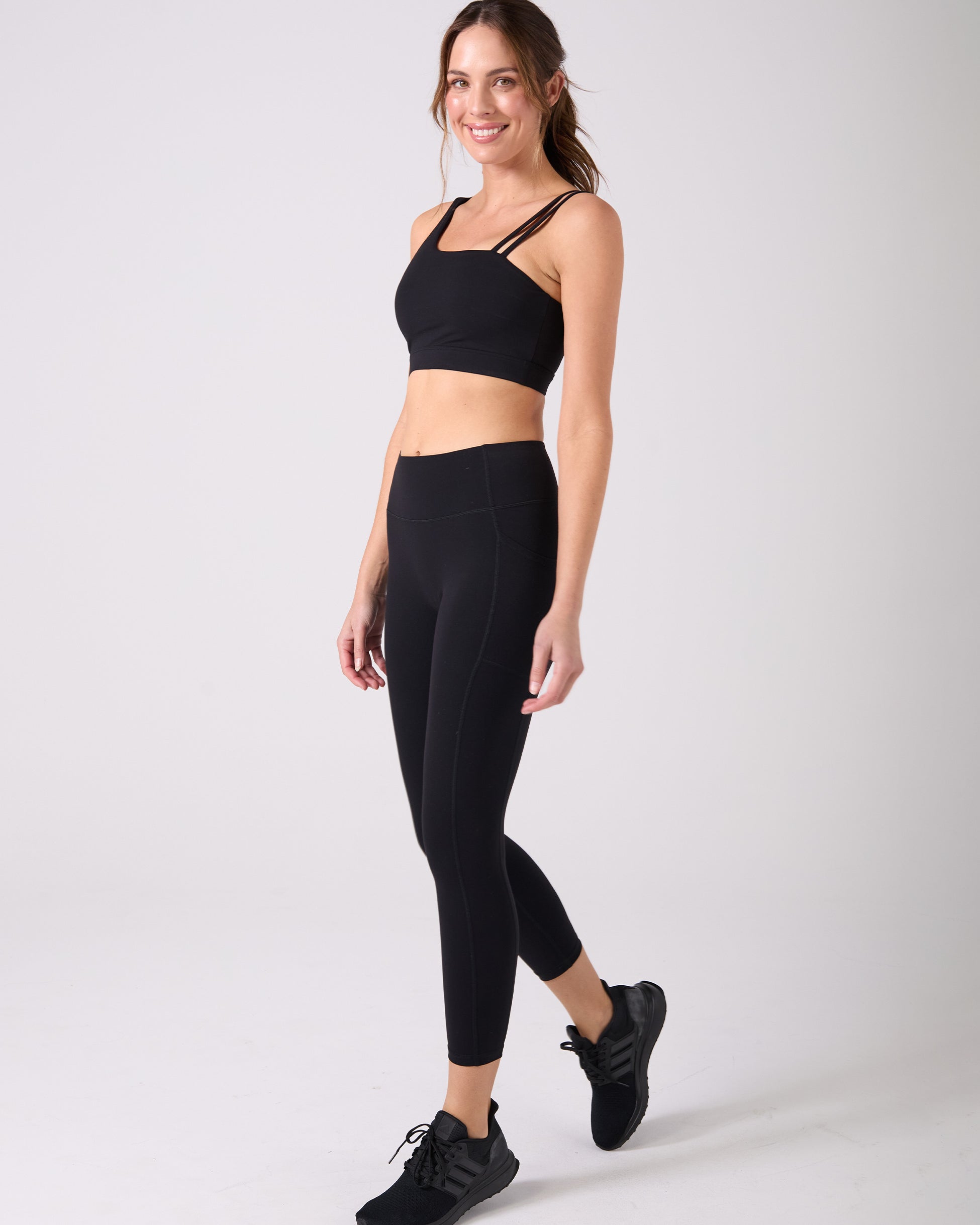Soft Touch Pocket 7/8 Legging - Black