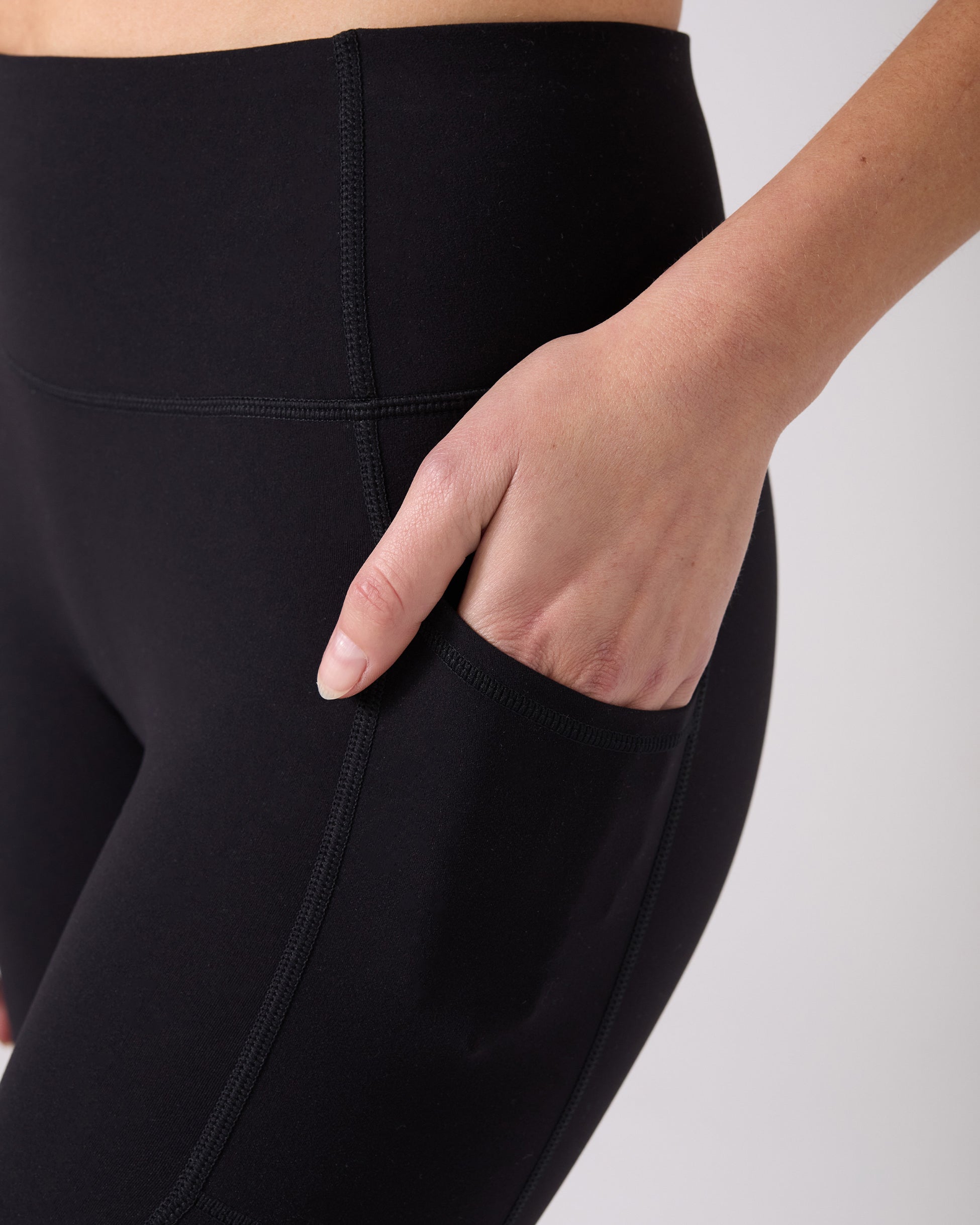 Soft Touch Pocket 7/8 Legging - Black