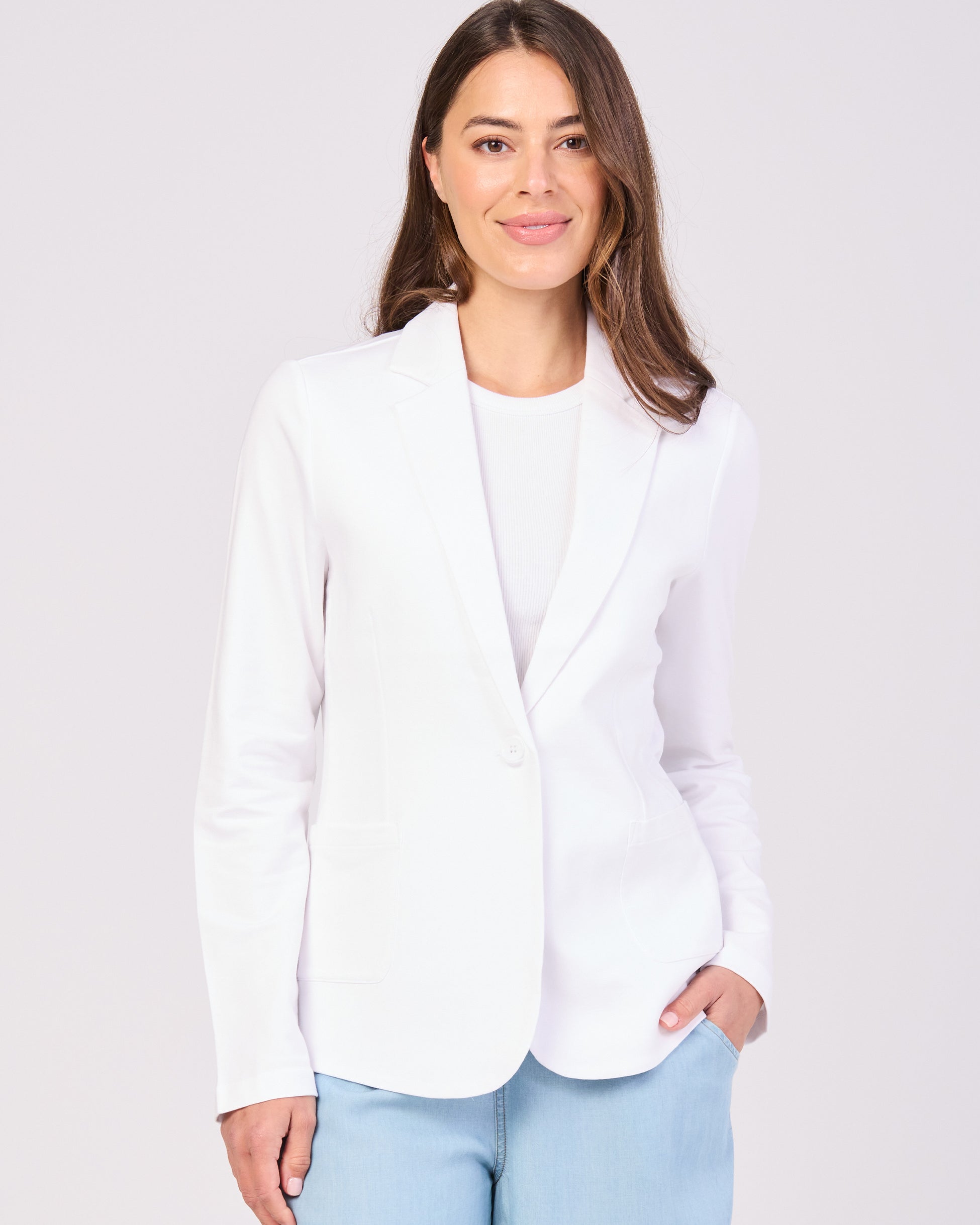 The Classic Jacket - White