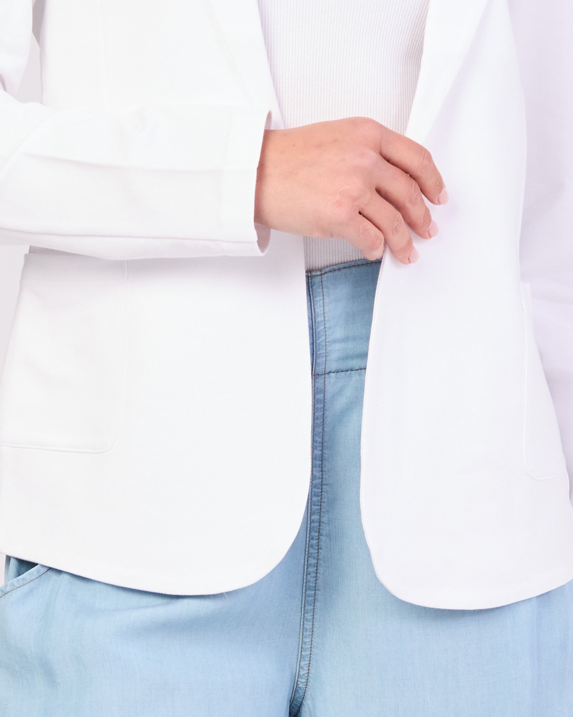 The Classic Jacket - White