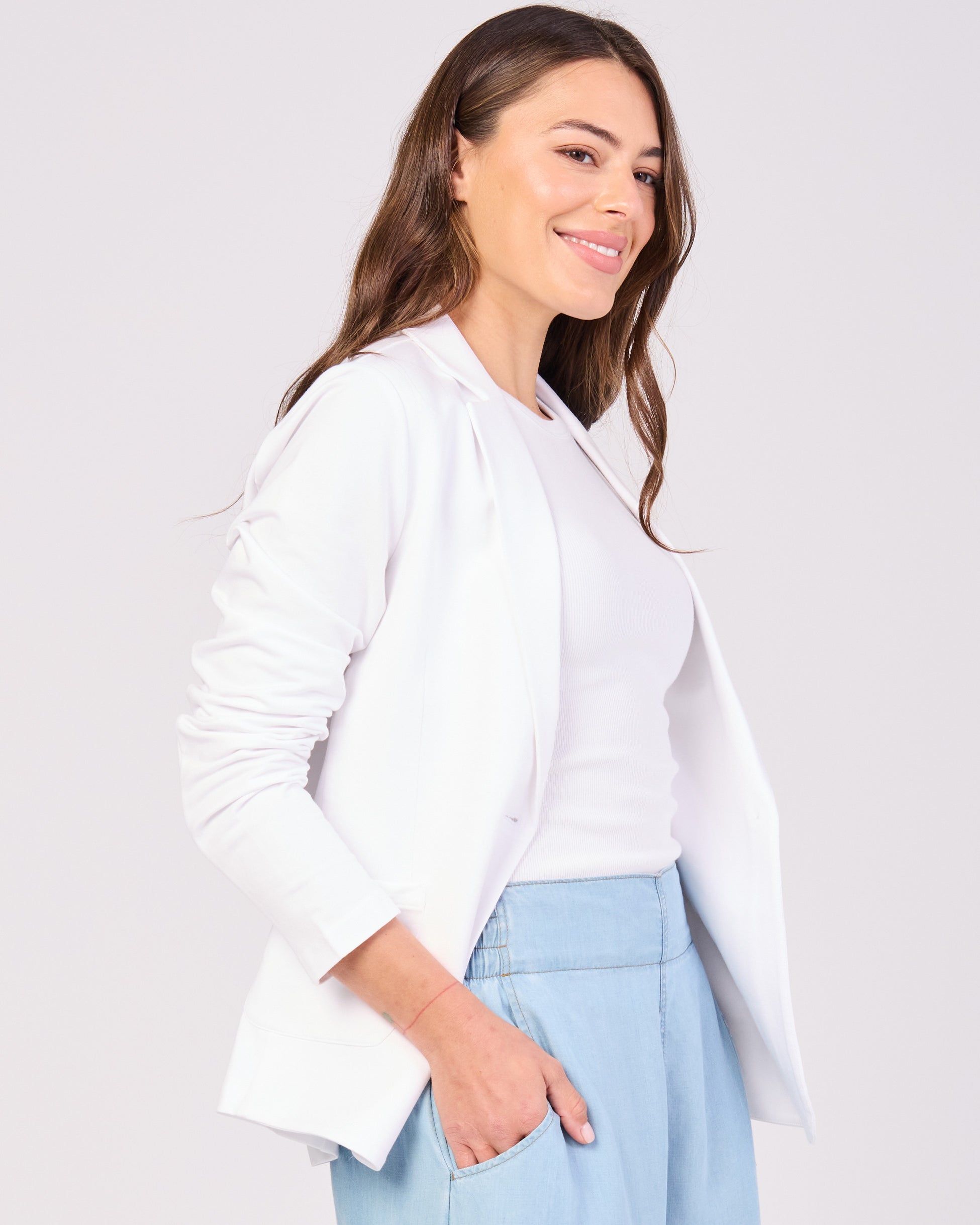The Classic Jacket - White