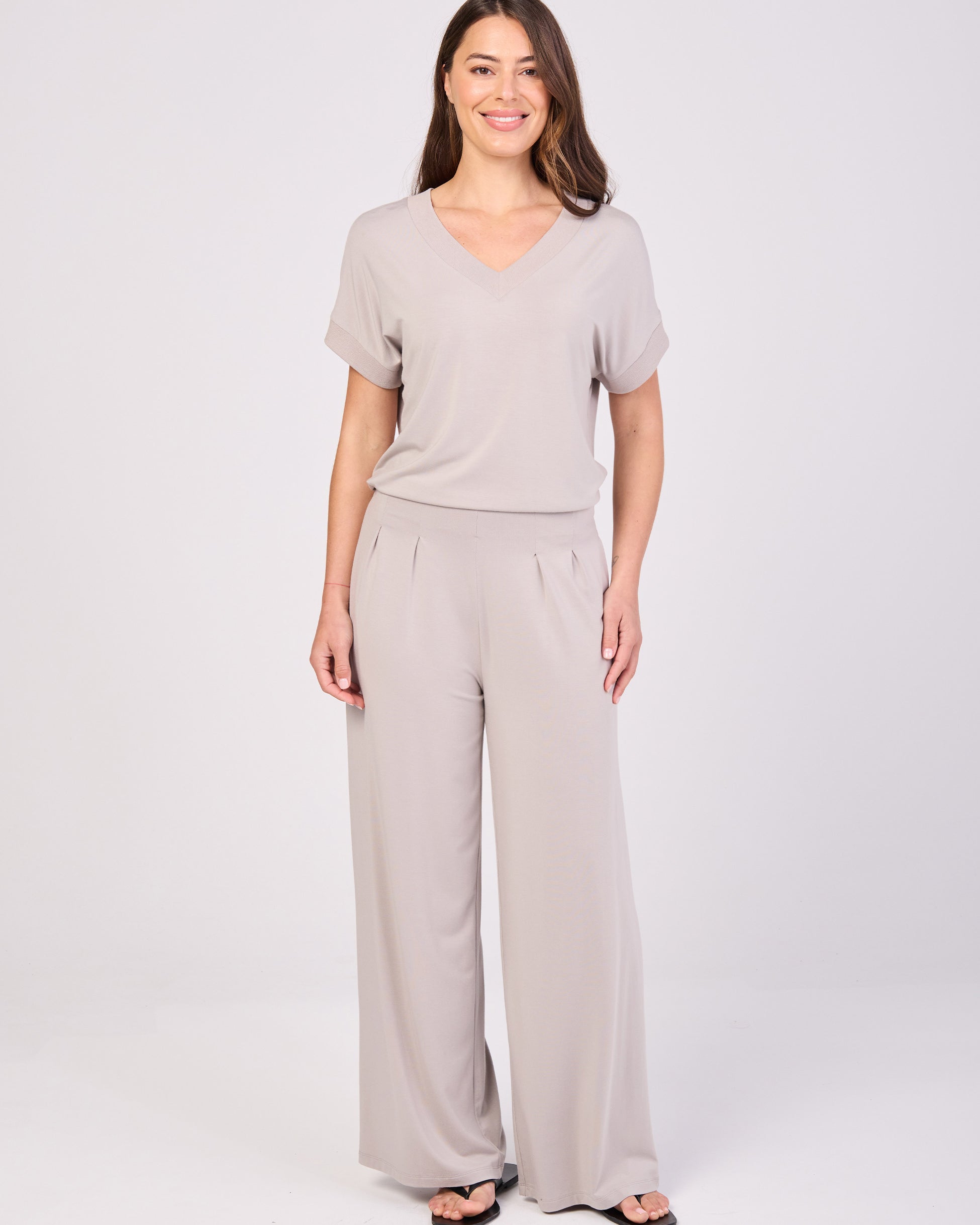 Emery Wide Leg Pants - Paloma