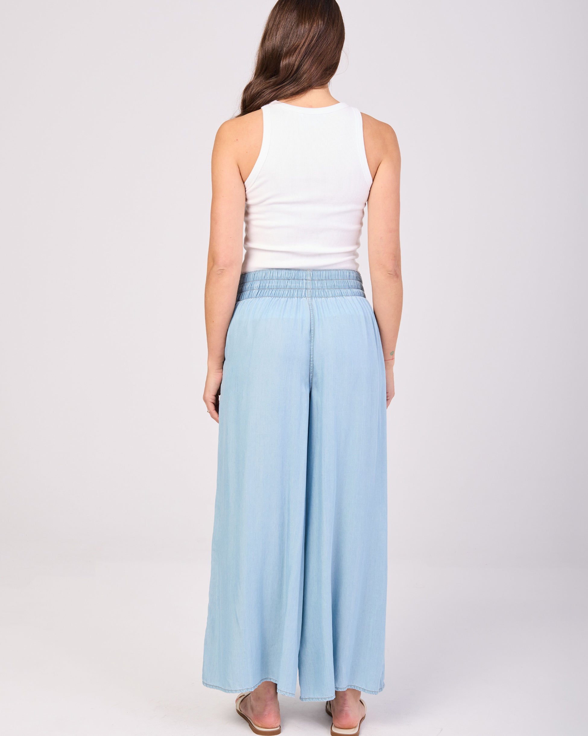 Emilia Tencel Denim Pant - Light Denim