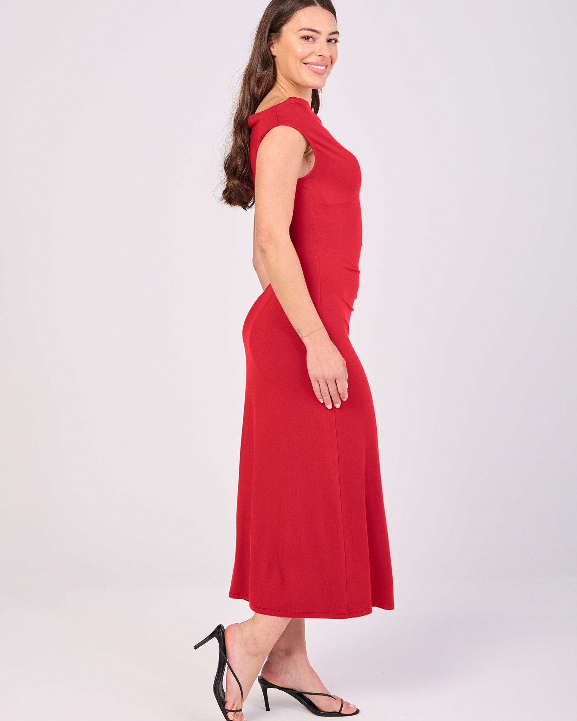 Alana Dress - Cherry