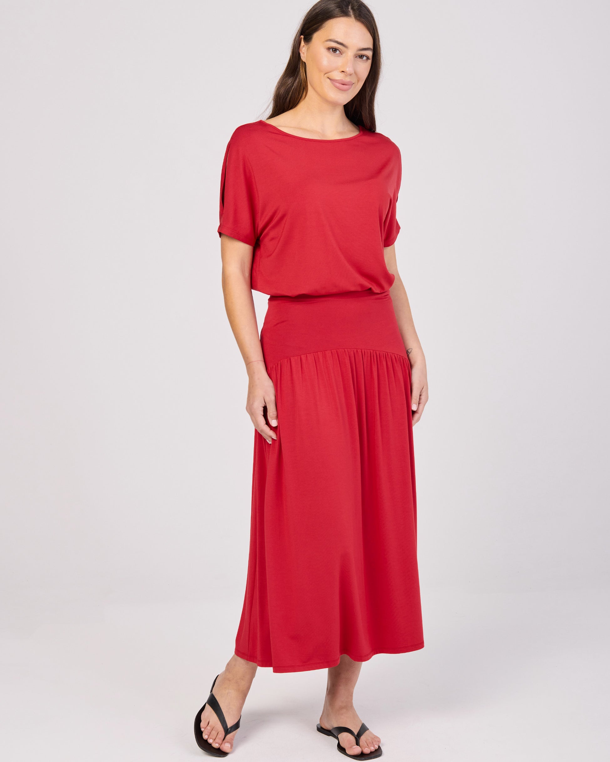 Clara Skirt - Cherry