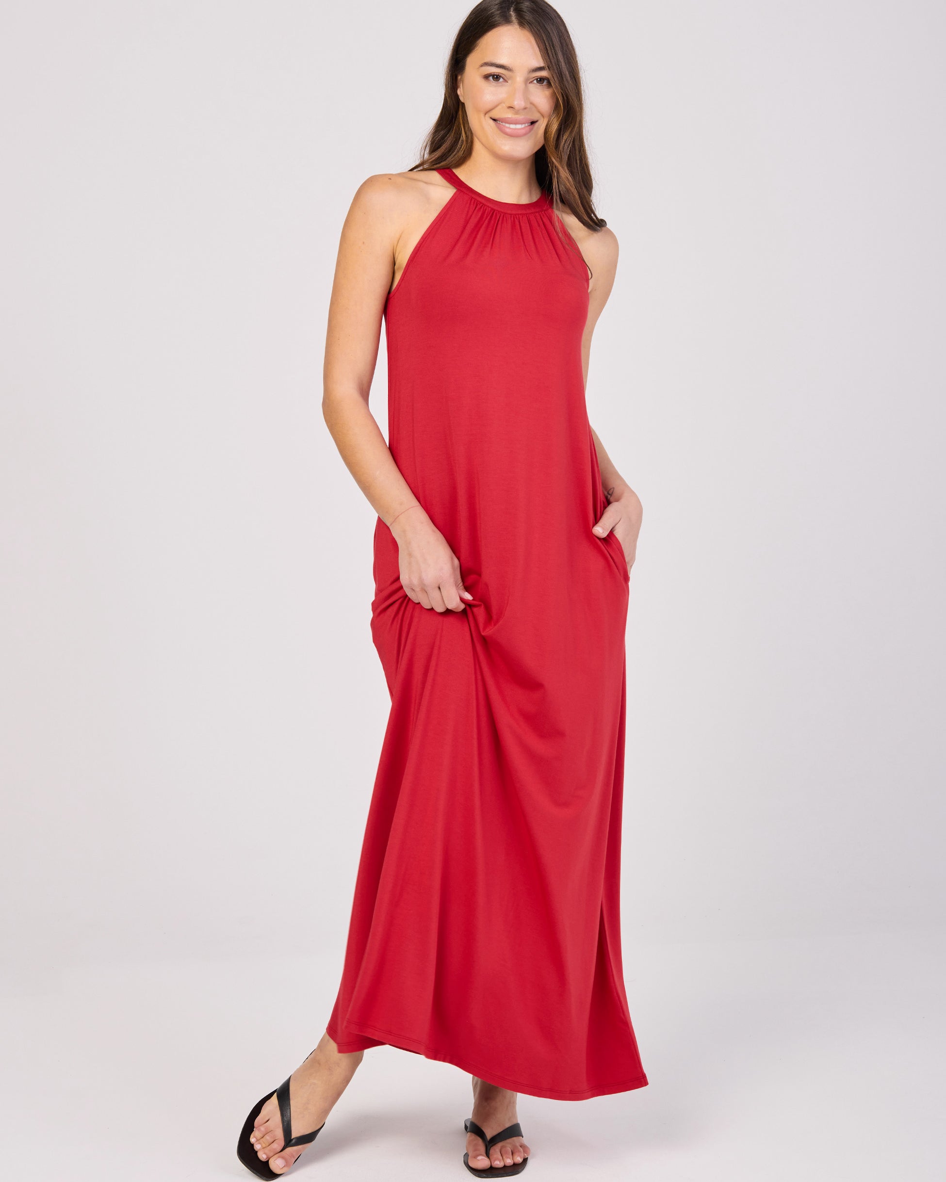 Isabelle Dress - Cherry