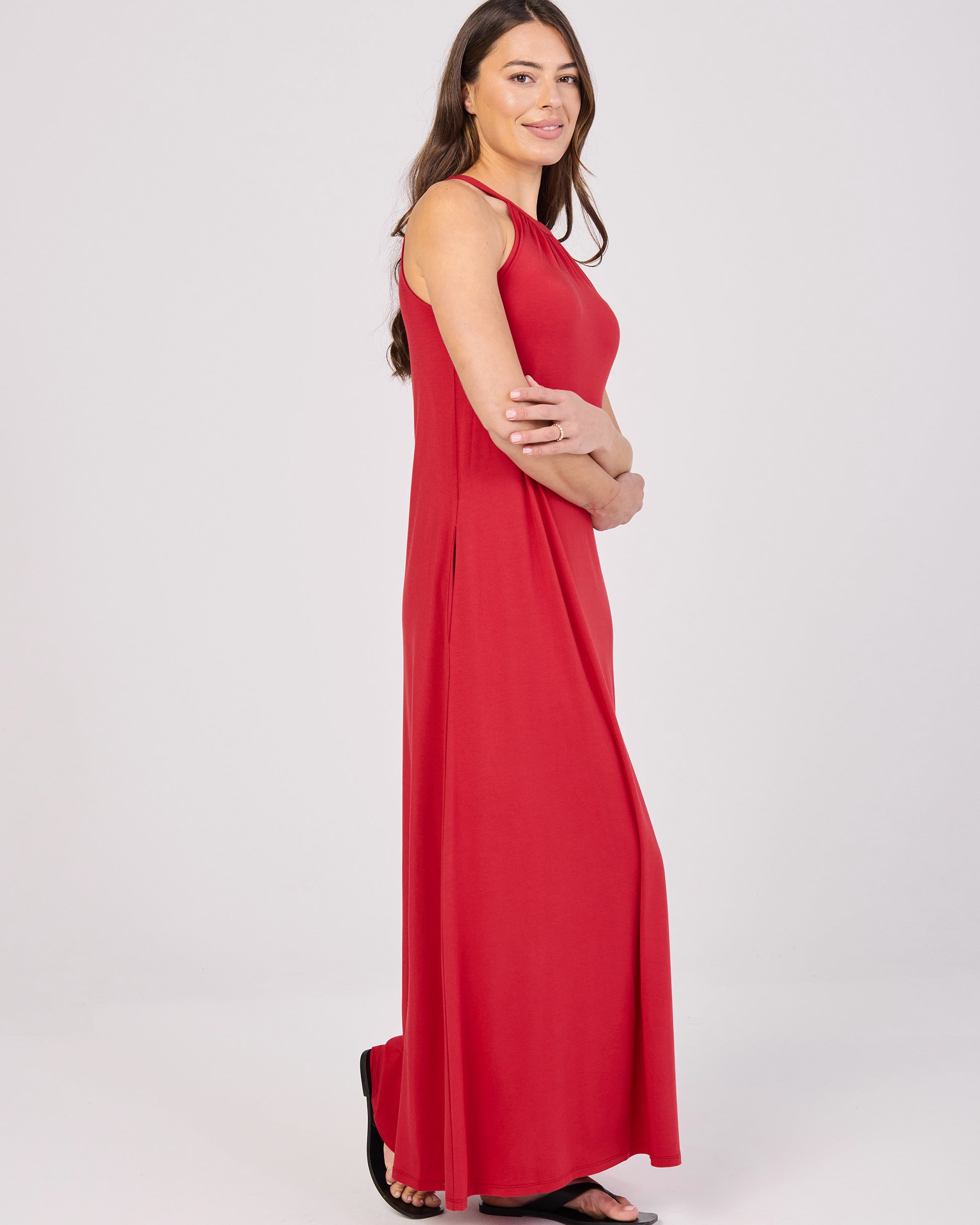 Isabelle Dress - Cherry