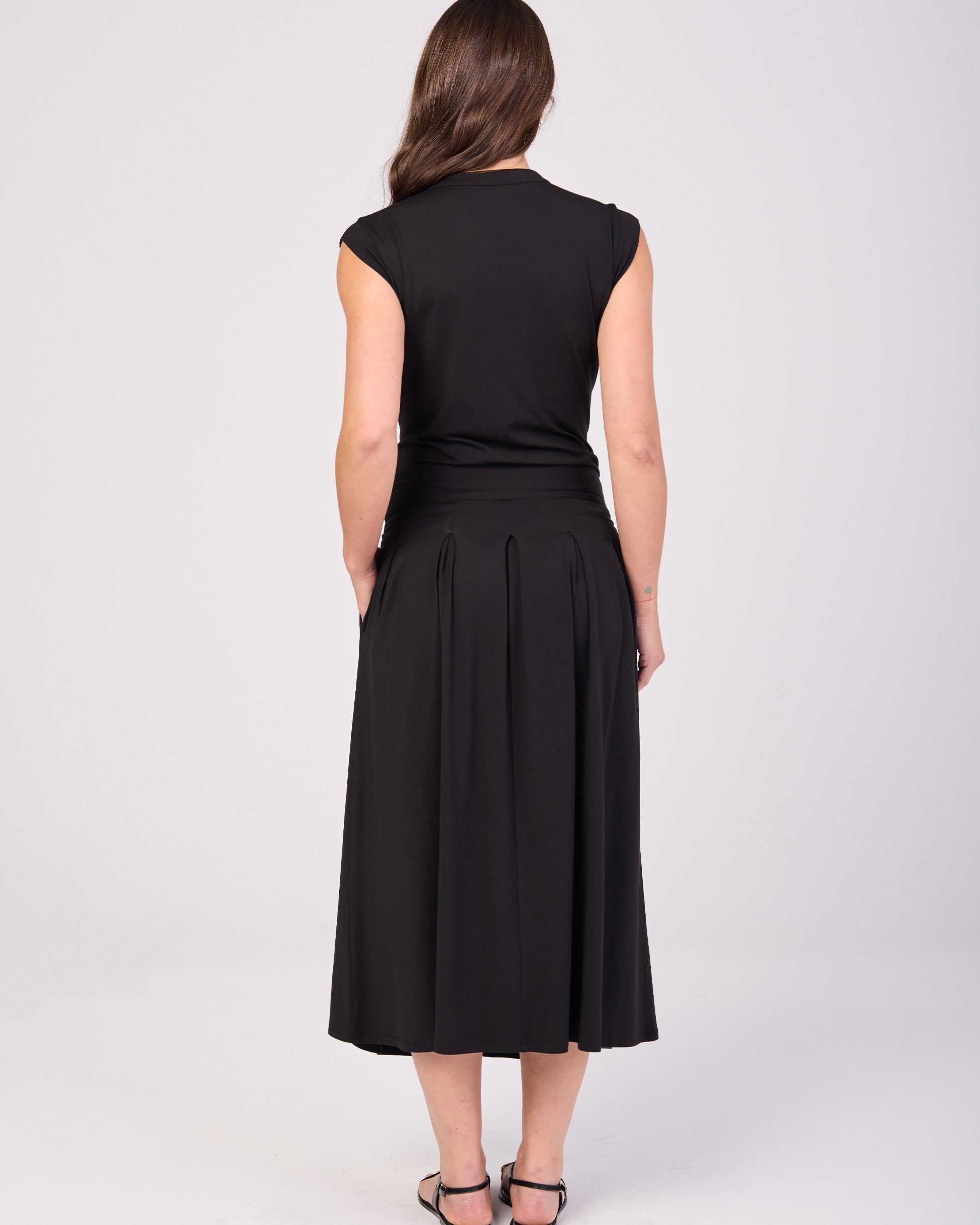Pleat Skirt - Black