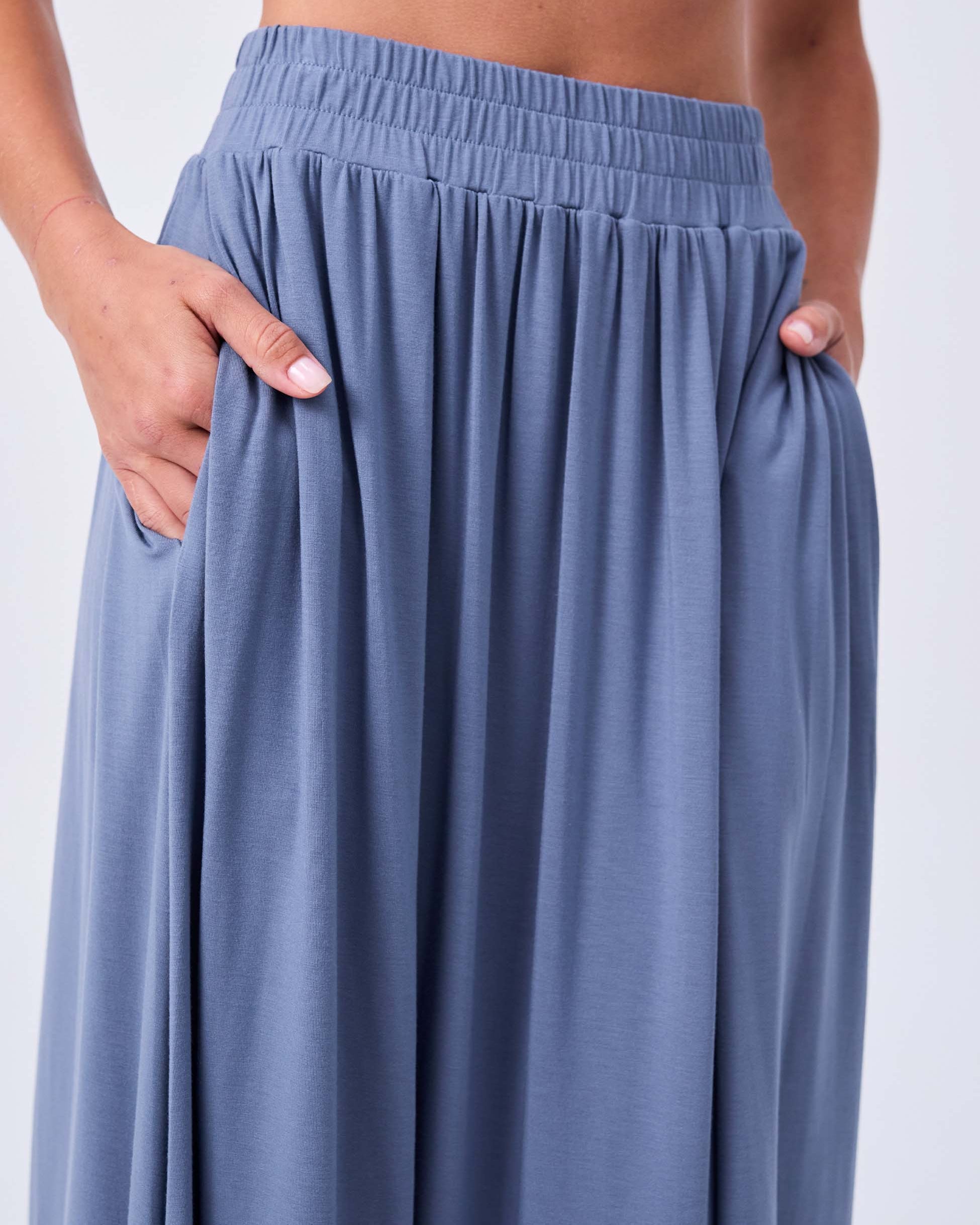 Circle Skirt - China Blue