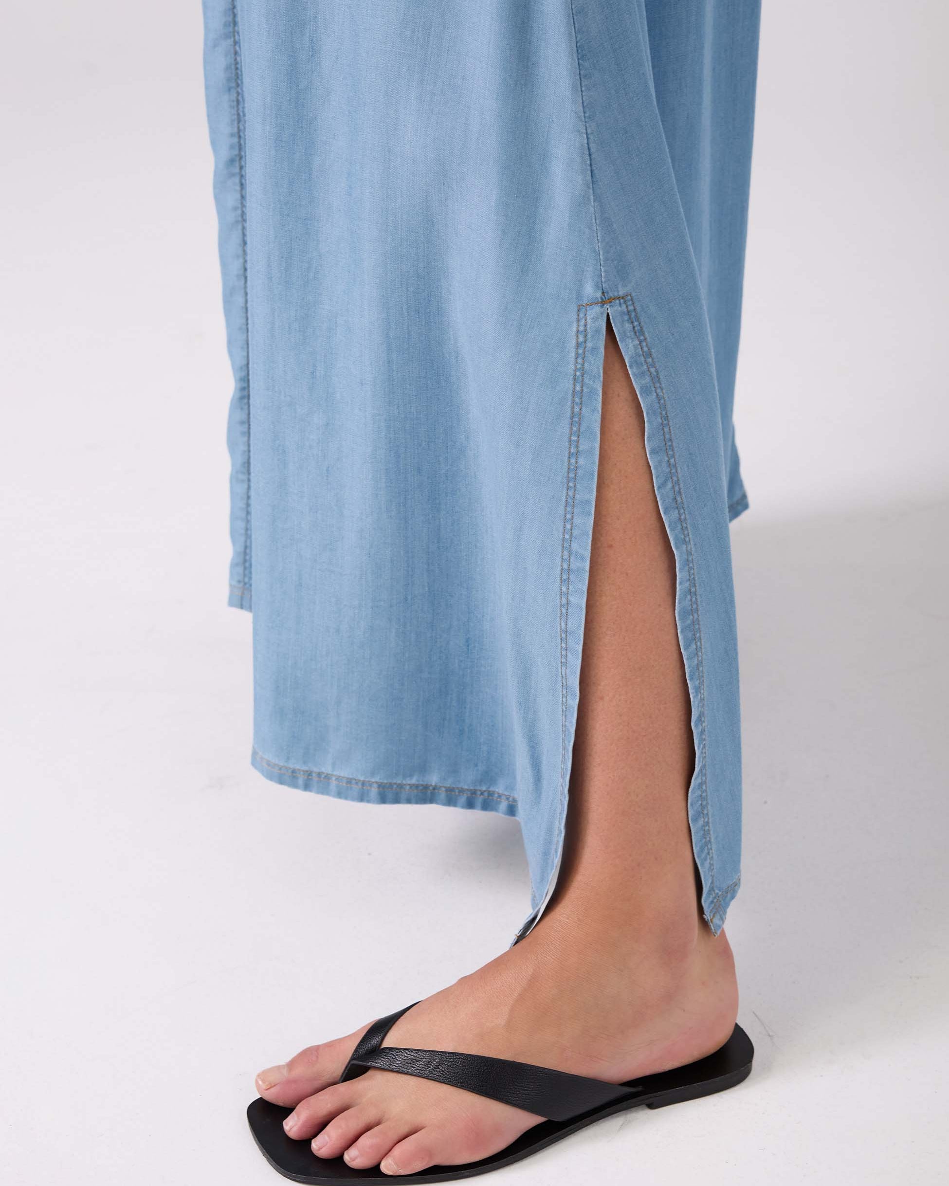 Tencel Millie Skirt - Light Denim