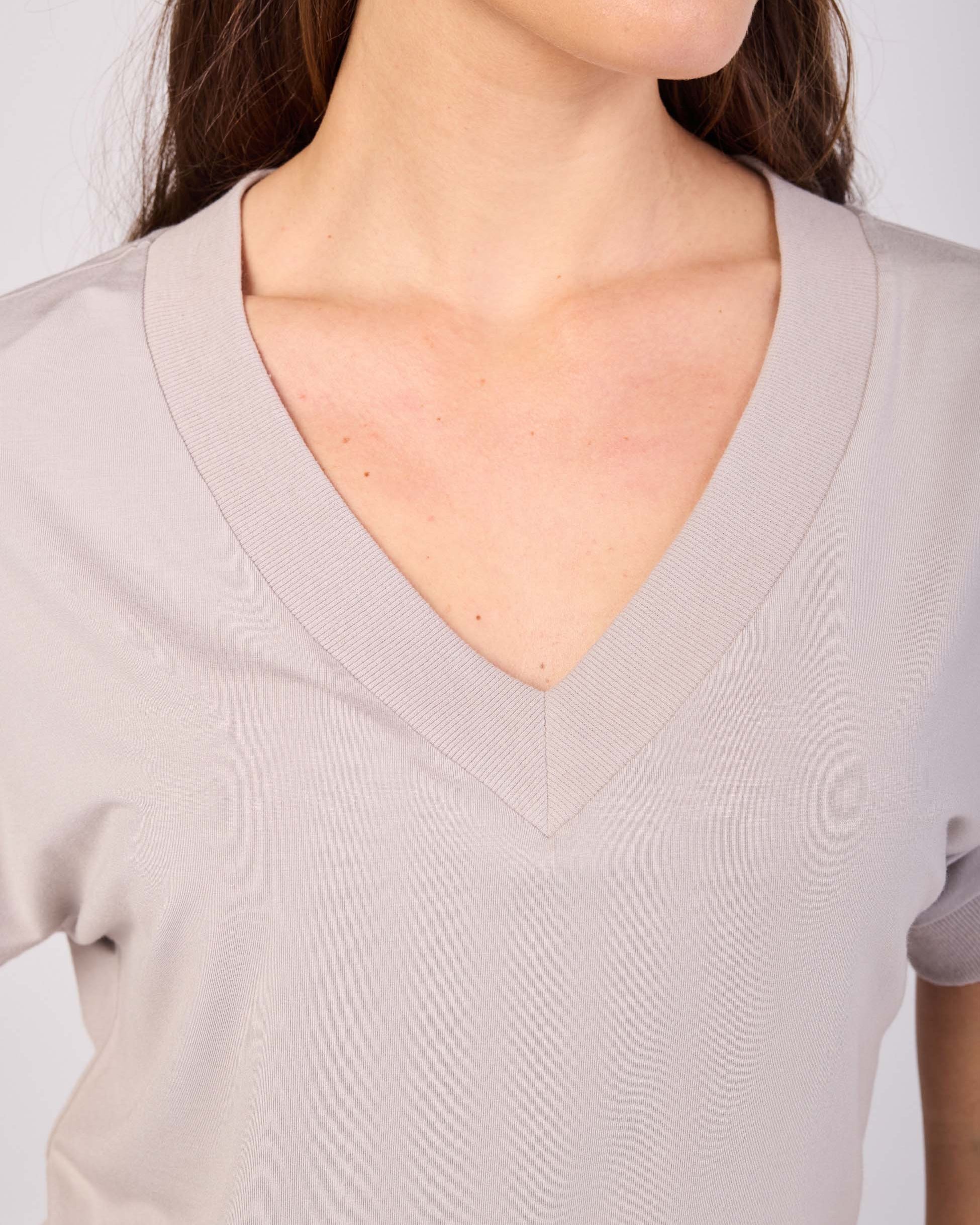 Simone V Neck Top- Paloma