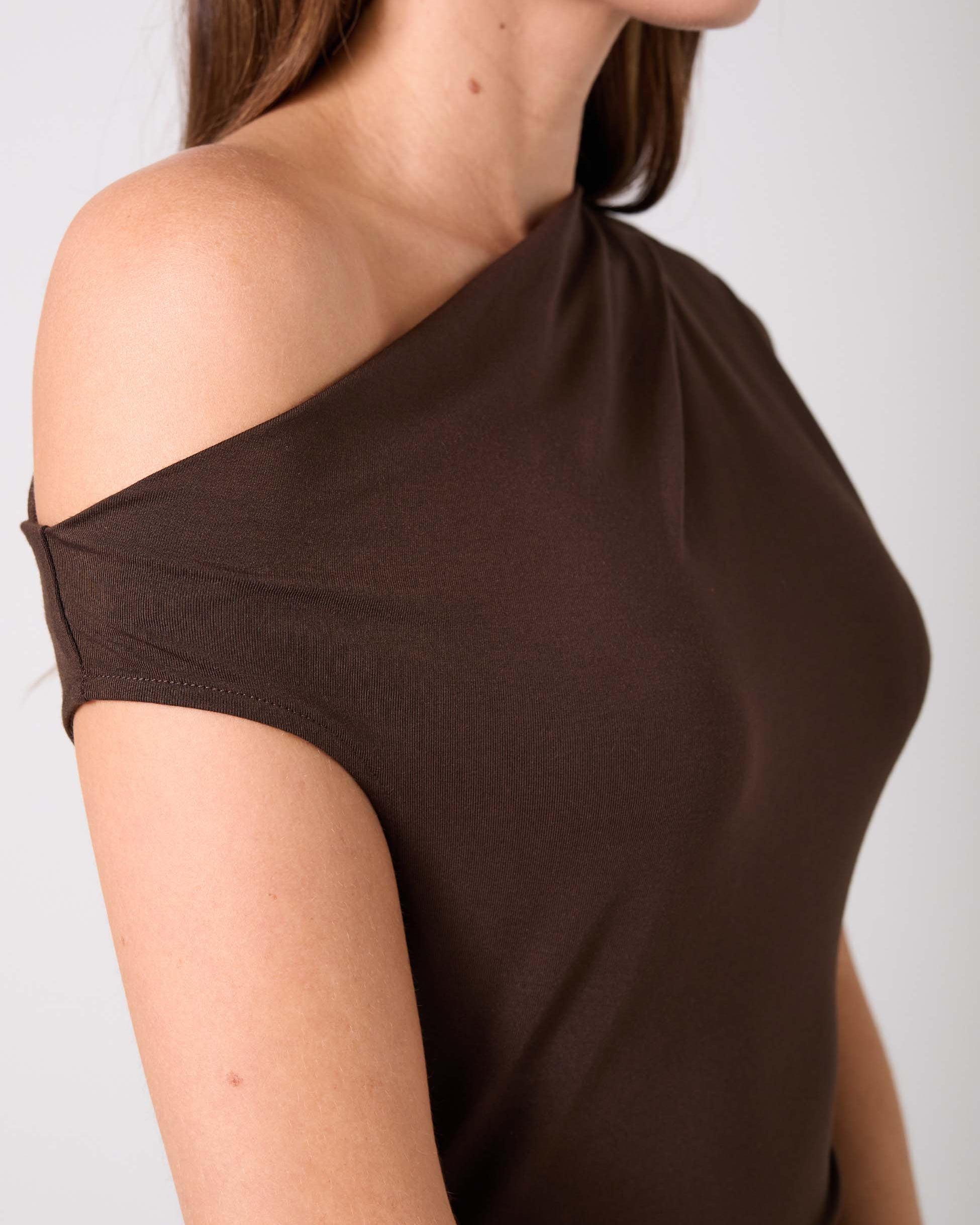 Alana Dress - Coffee Bean