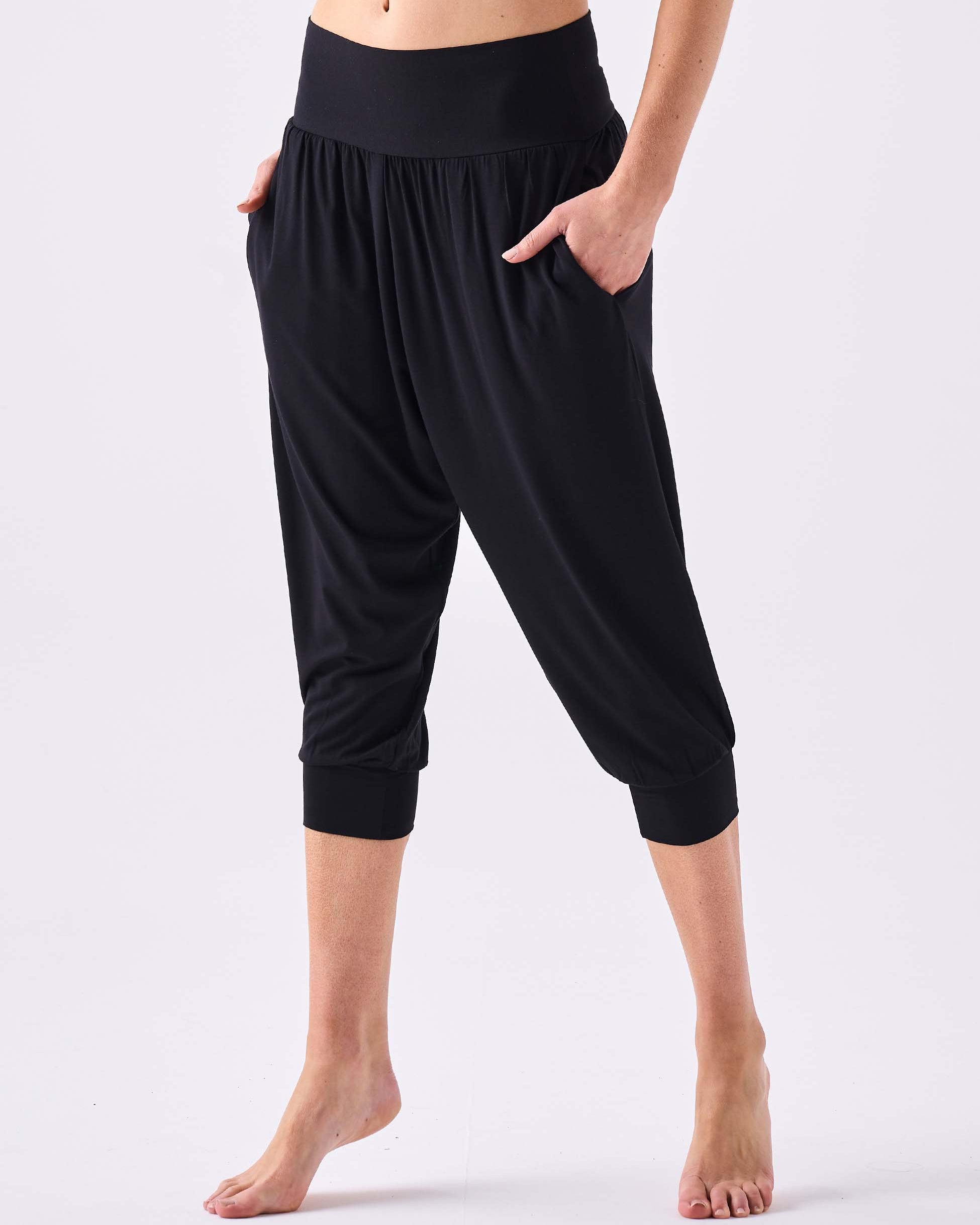 Nomad Modal 7/8 Relax Pant - Black