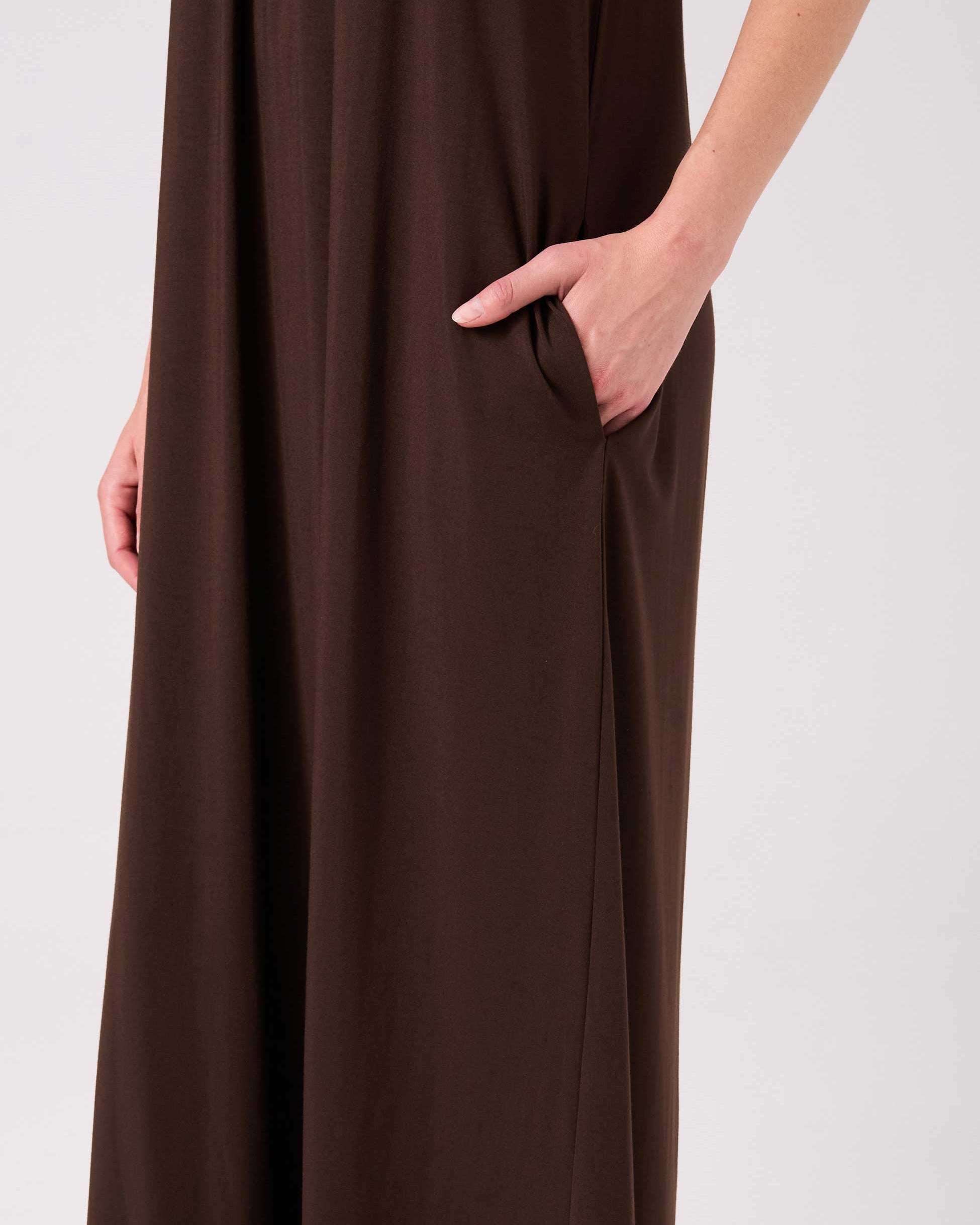 Sophia Dress - Coffee Bean