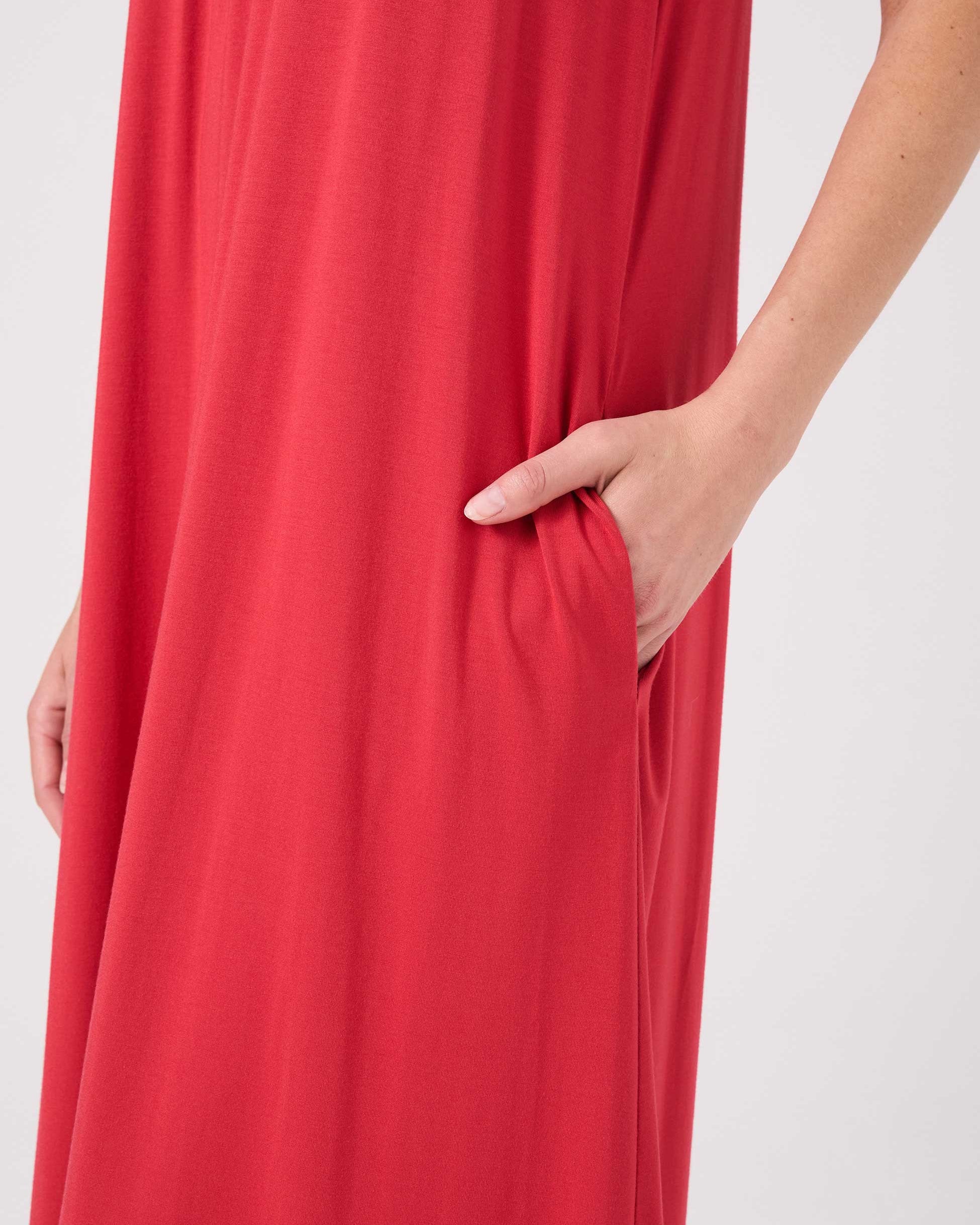 Sophia Dress - Cherry