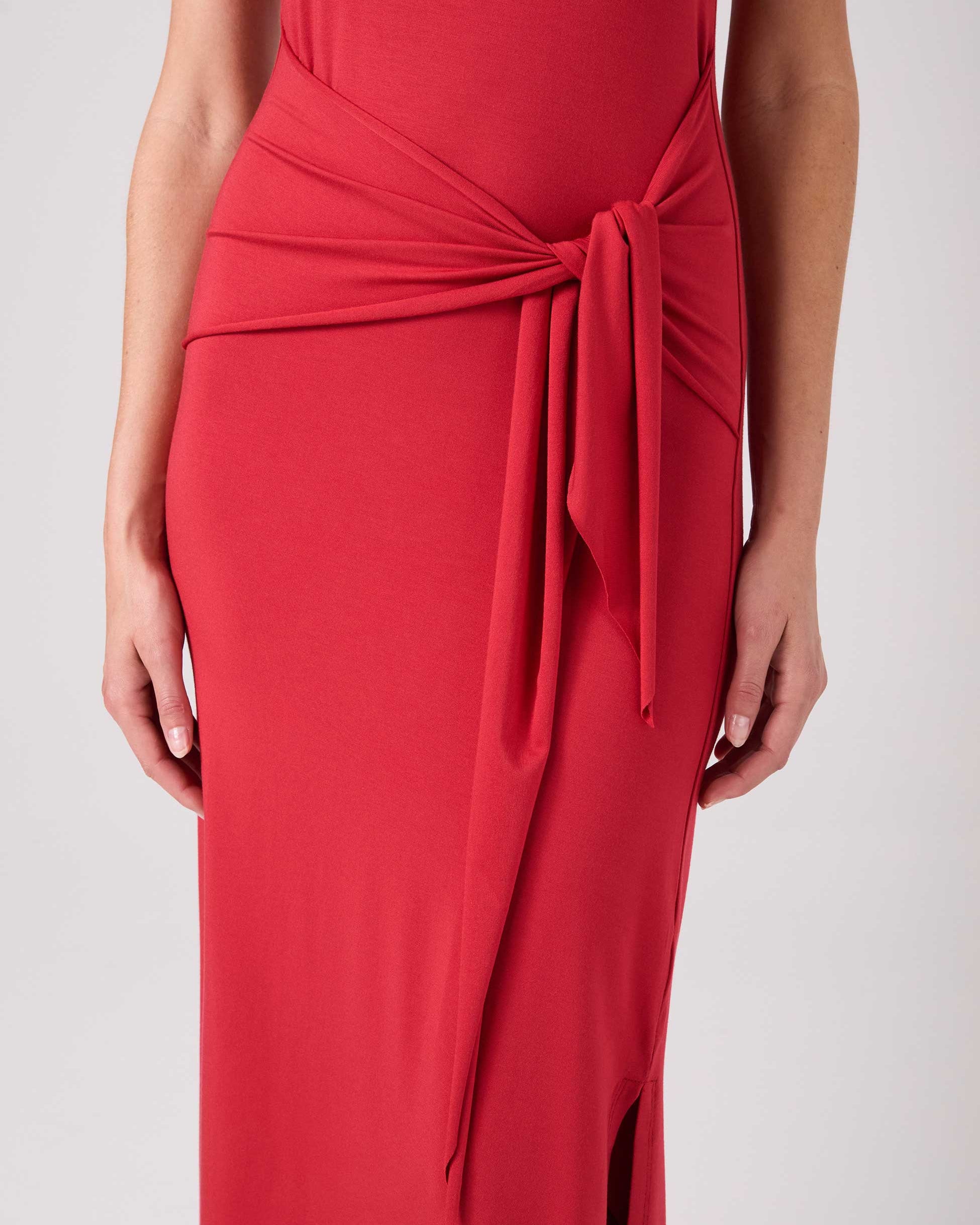 Athena Dress - Cherry