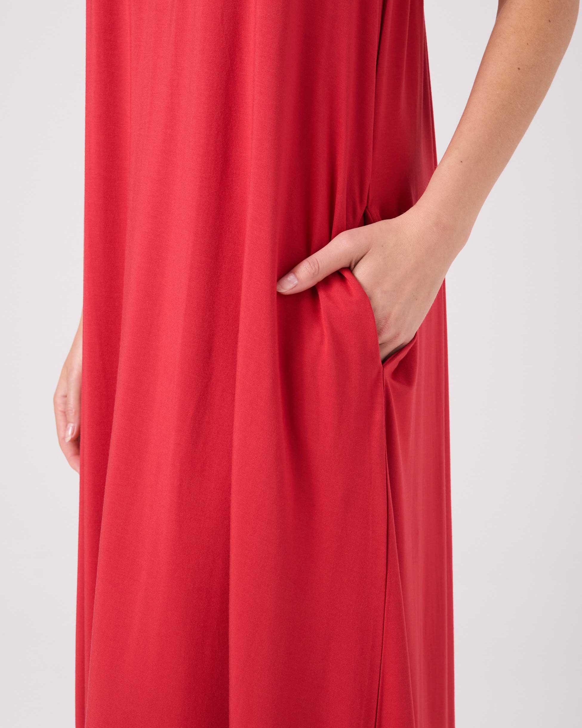 Venice Maxi Dress - Cherry