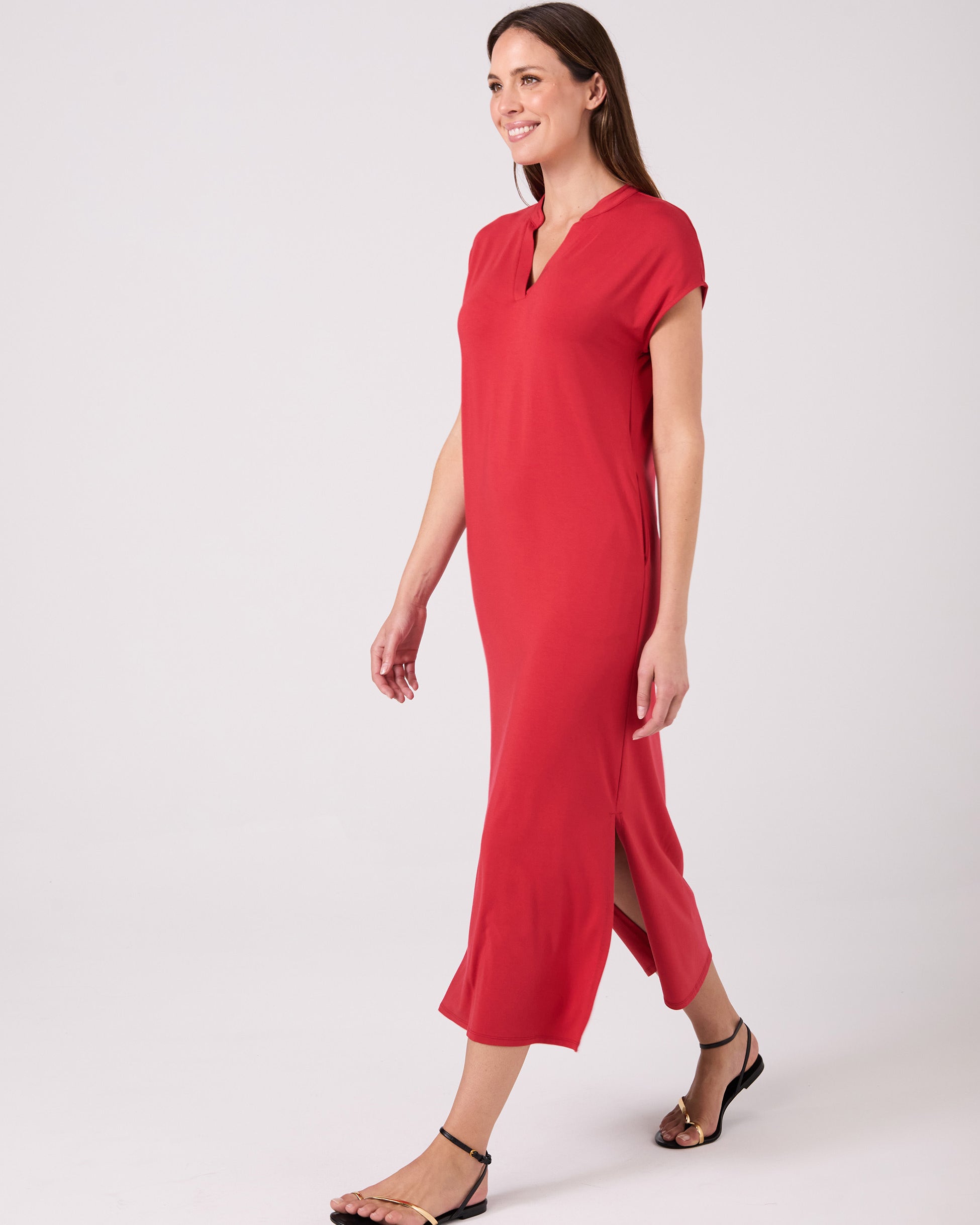 Alba Dress - Cherry