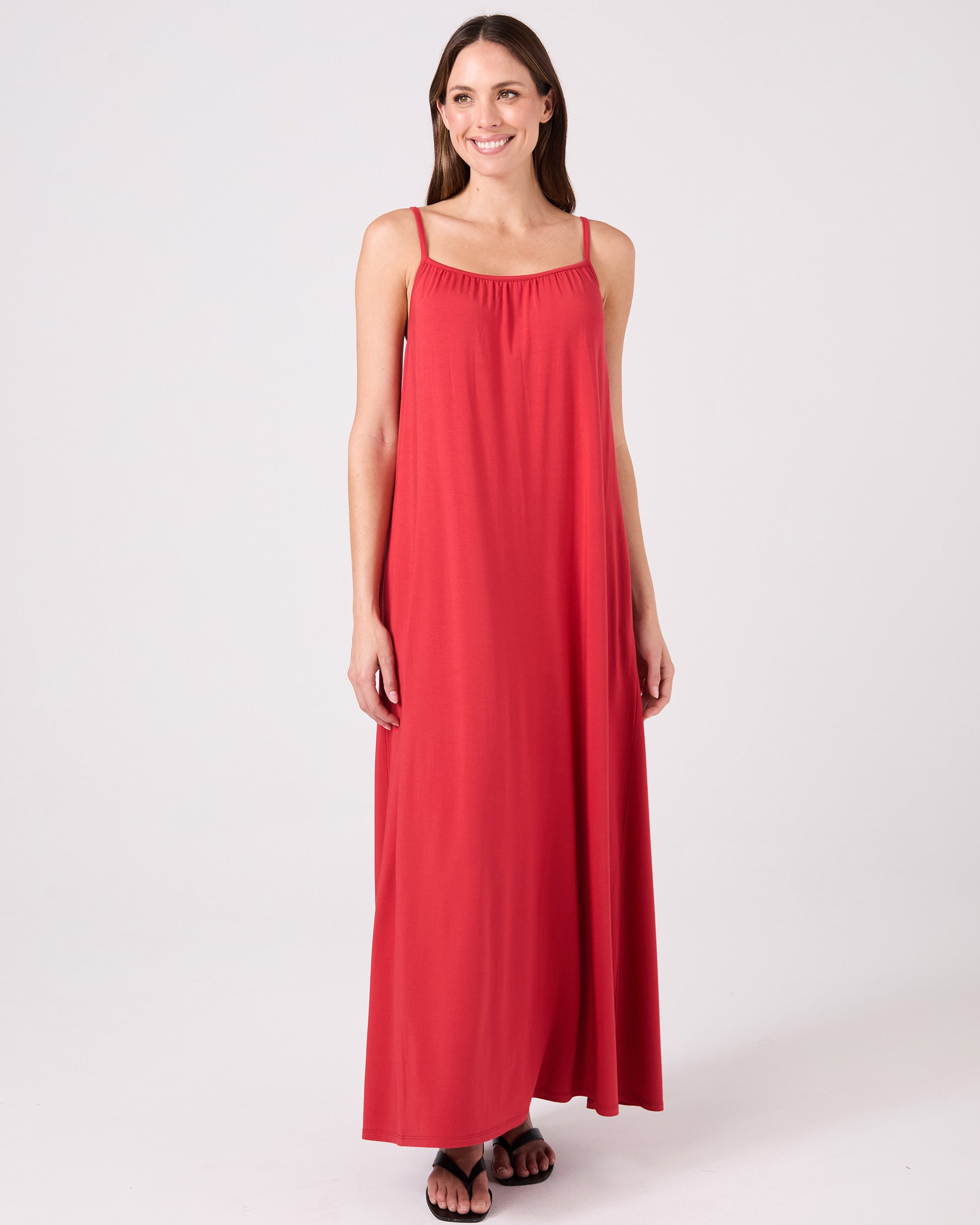 Venice Maxi Dress - Cherry