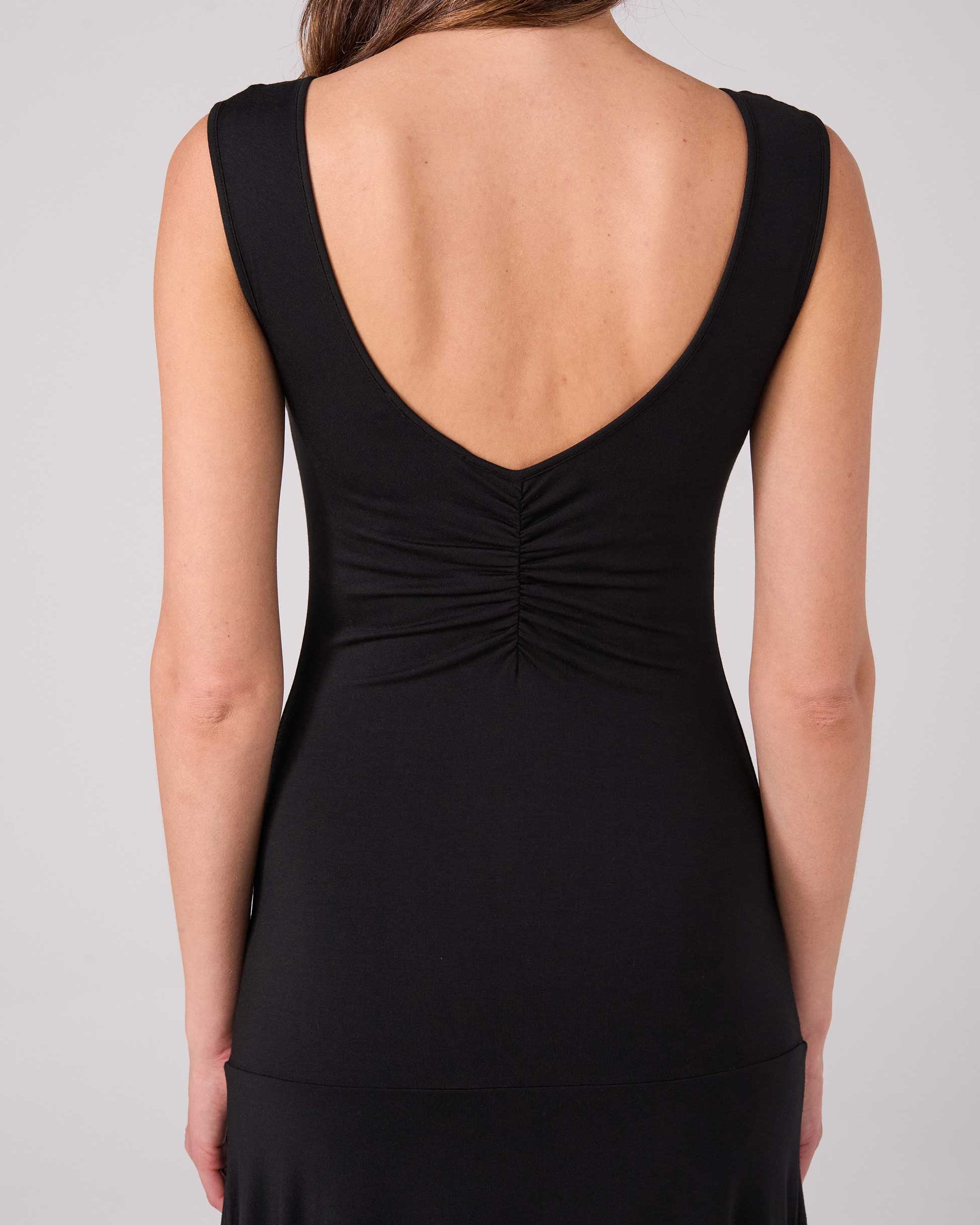 Maria Ruffle Dress - Black