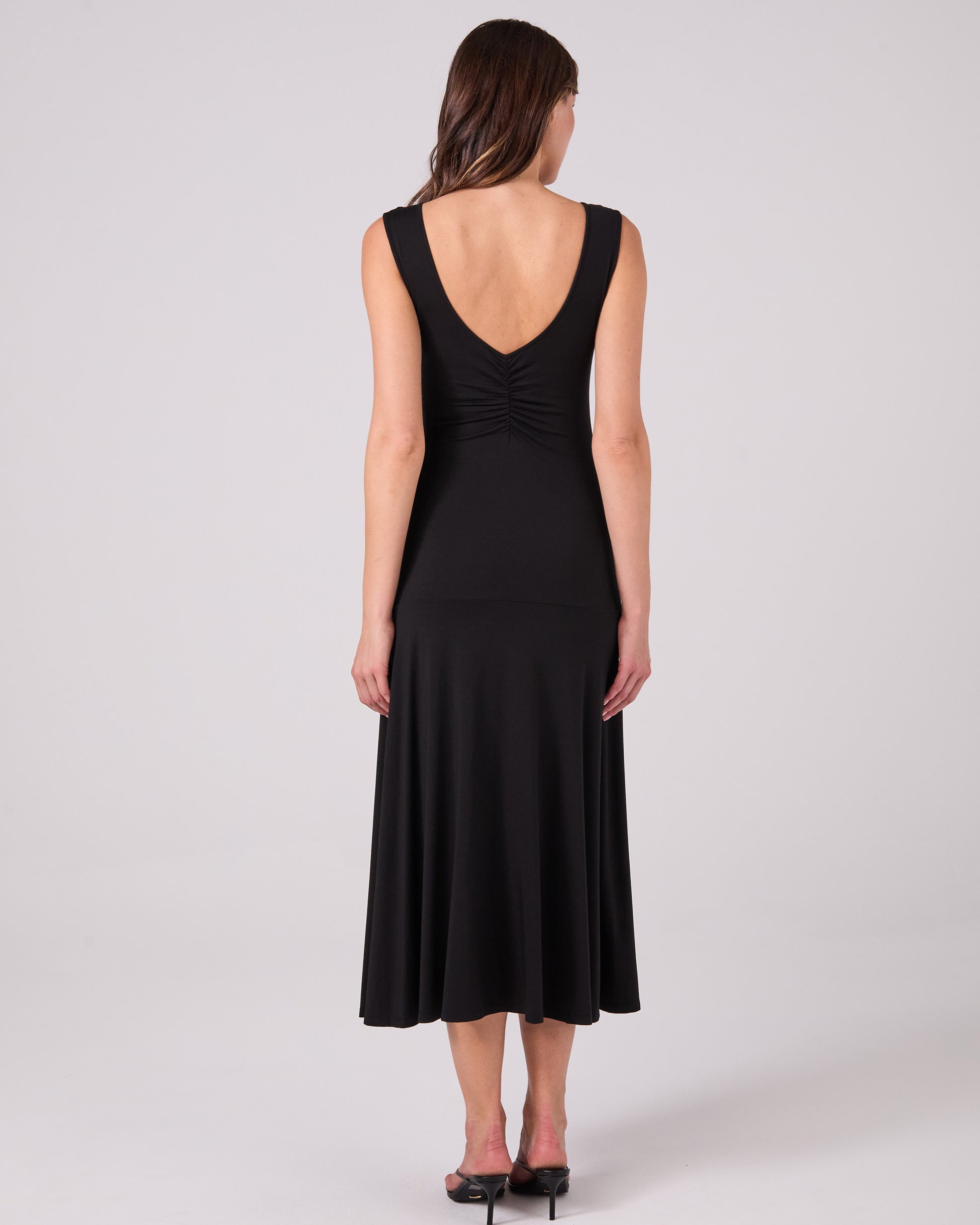 Maria Ruffle Dress - Black