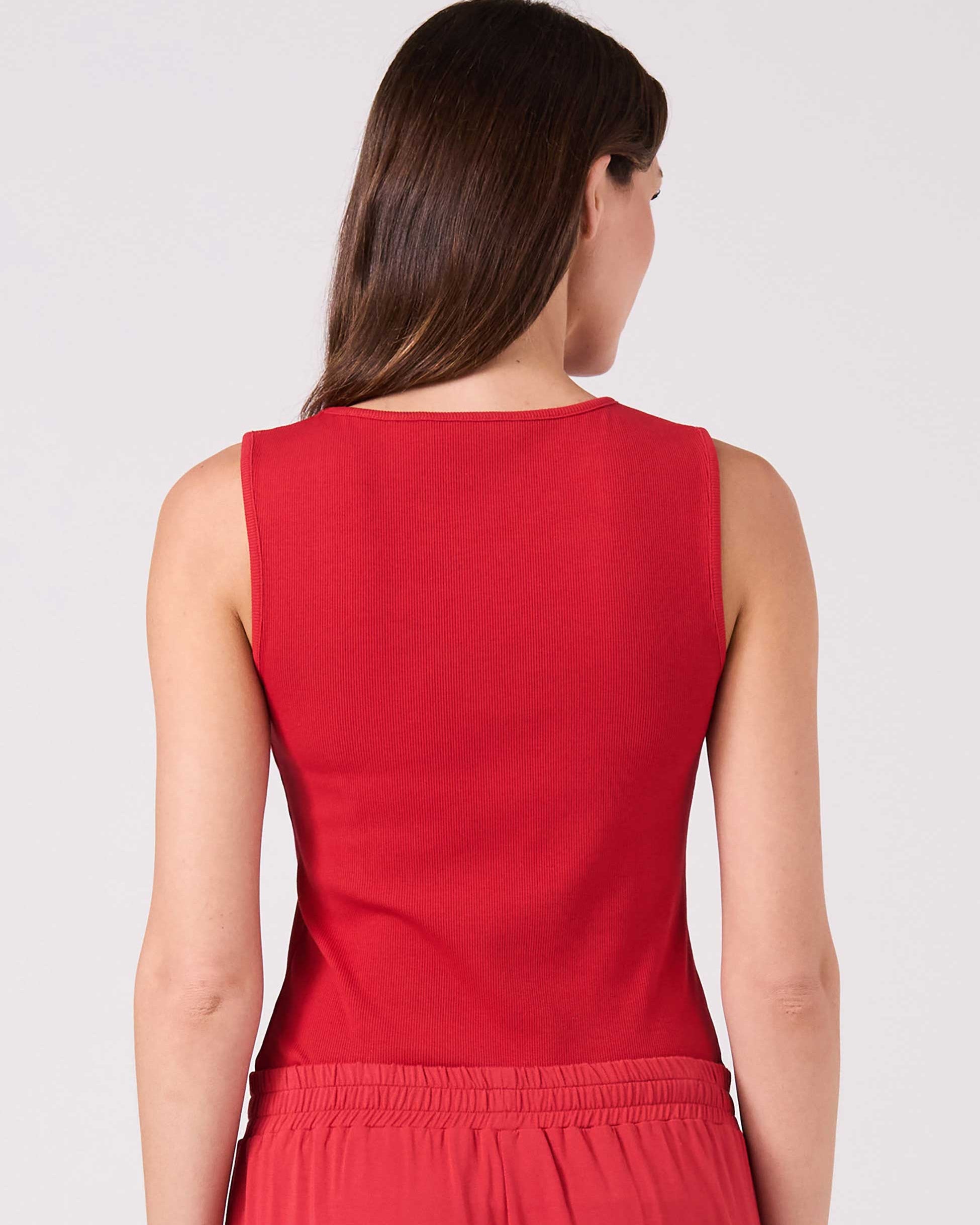 Riva Rib Tank - Cherry