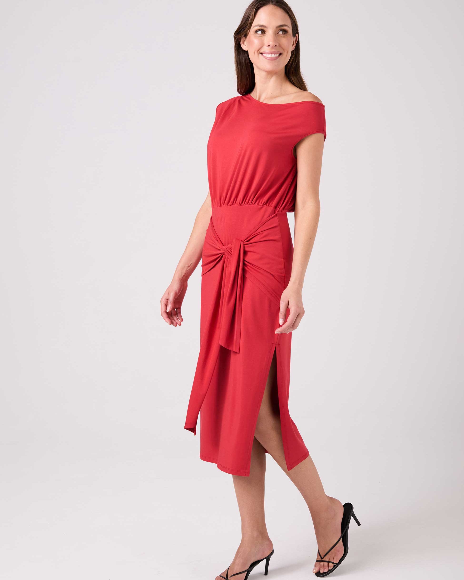 Ana Dress - Cherry