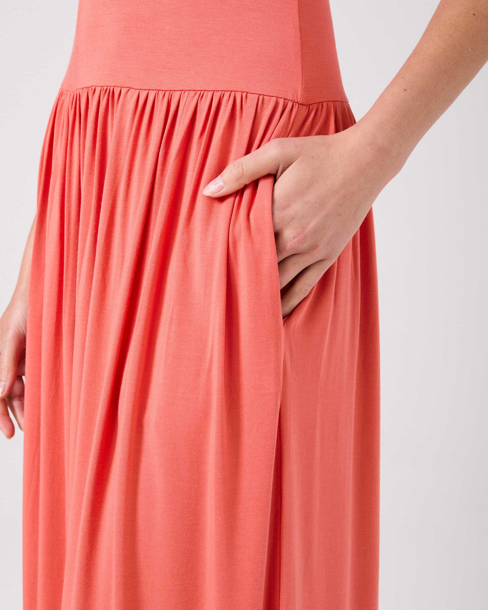 Essential Maxi Dress - Burnt Sienna