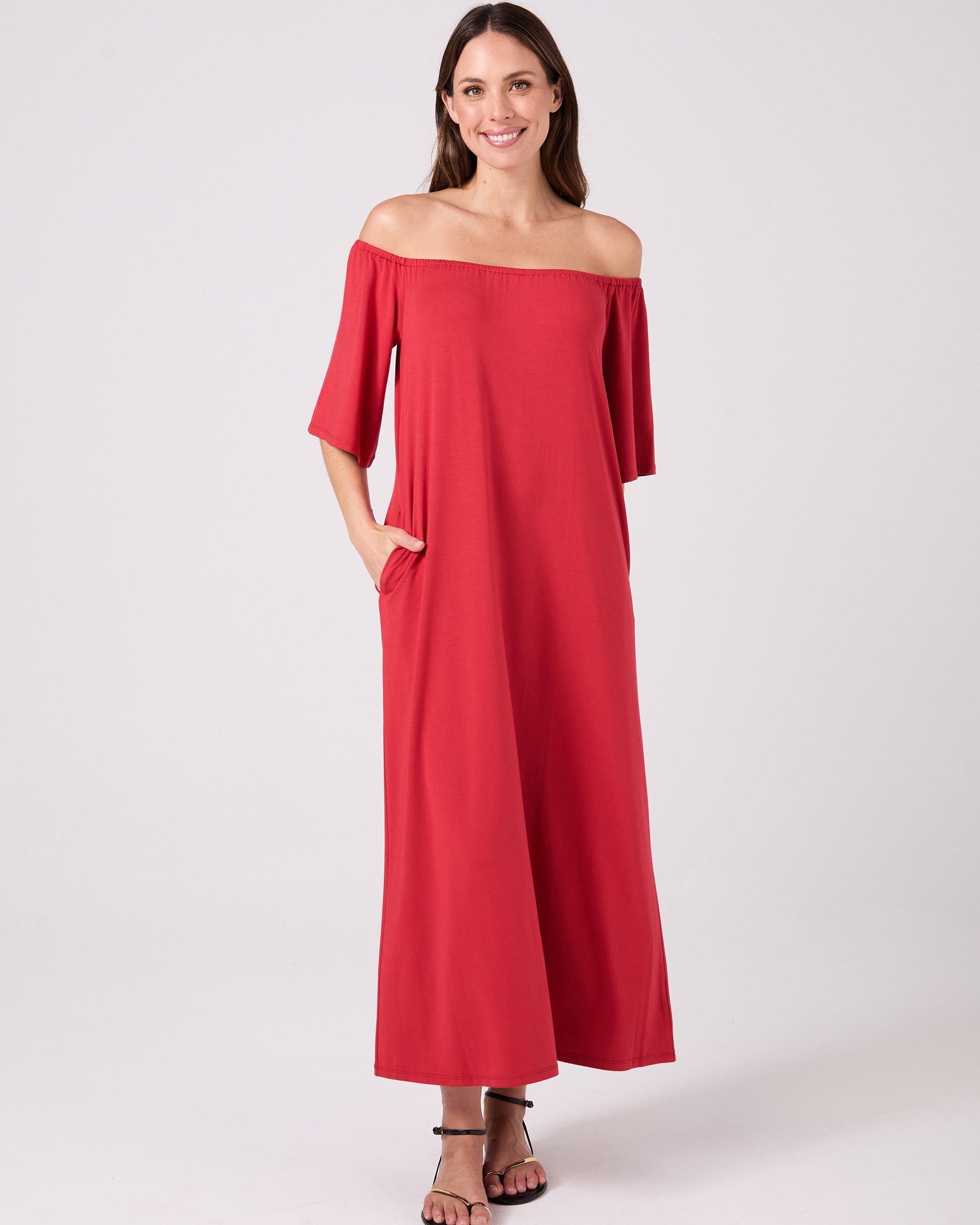 Arabella Dress - Cherry