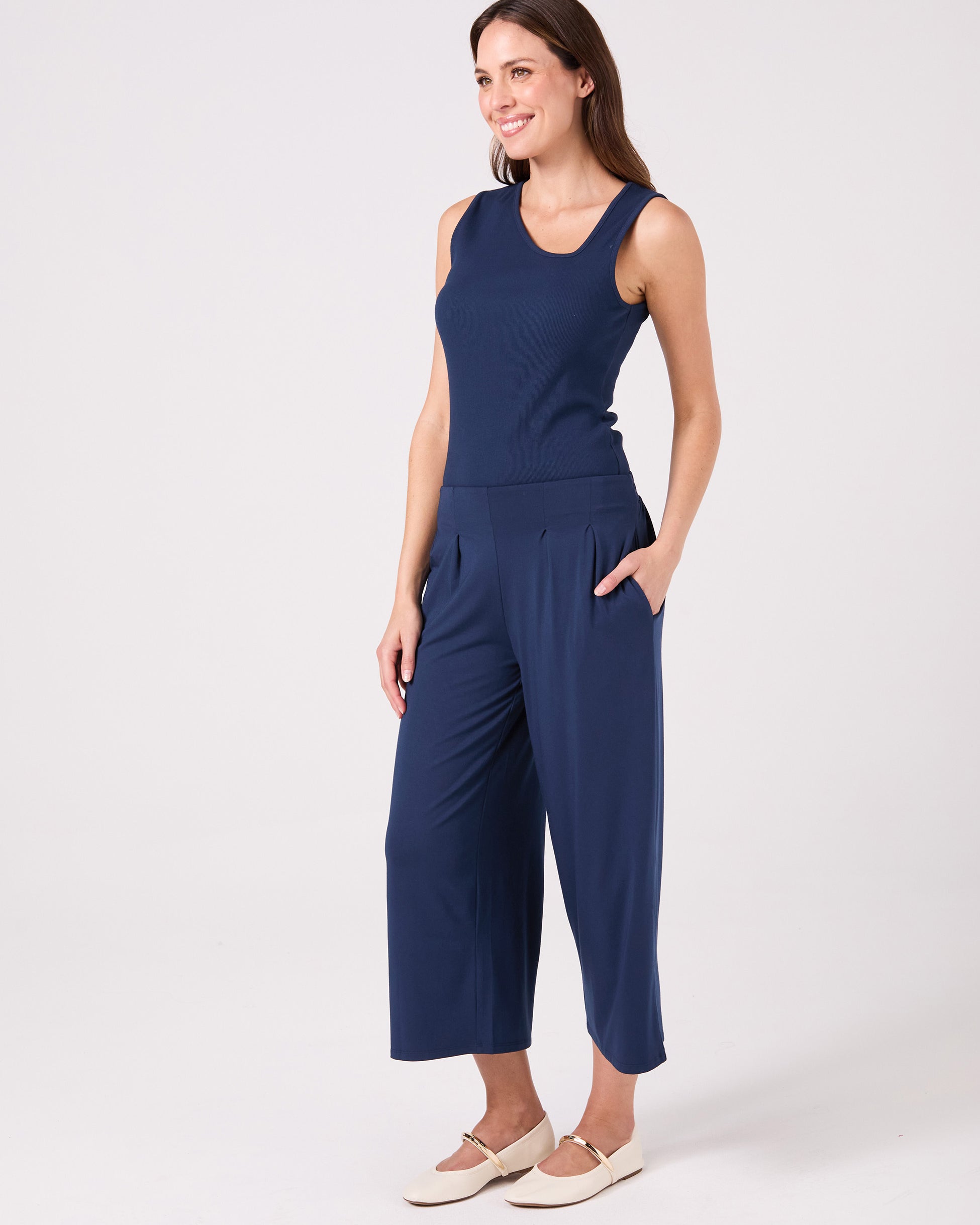 Jett Culottes- Navy
