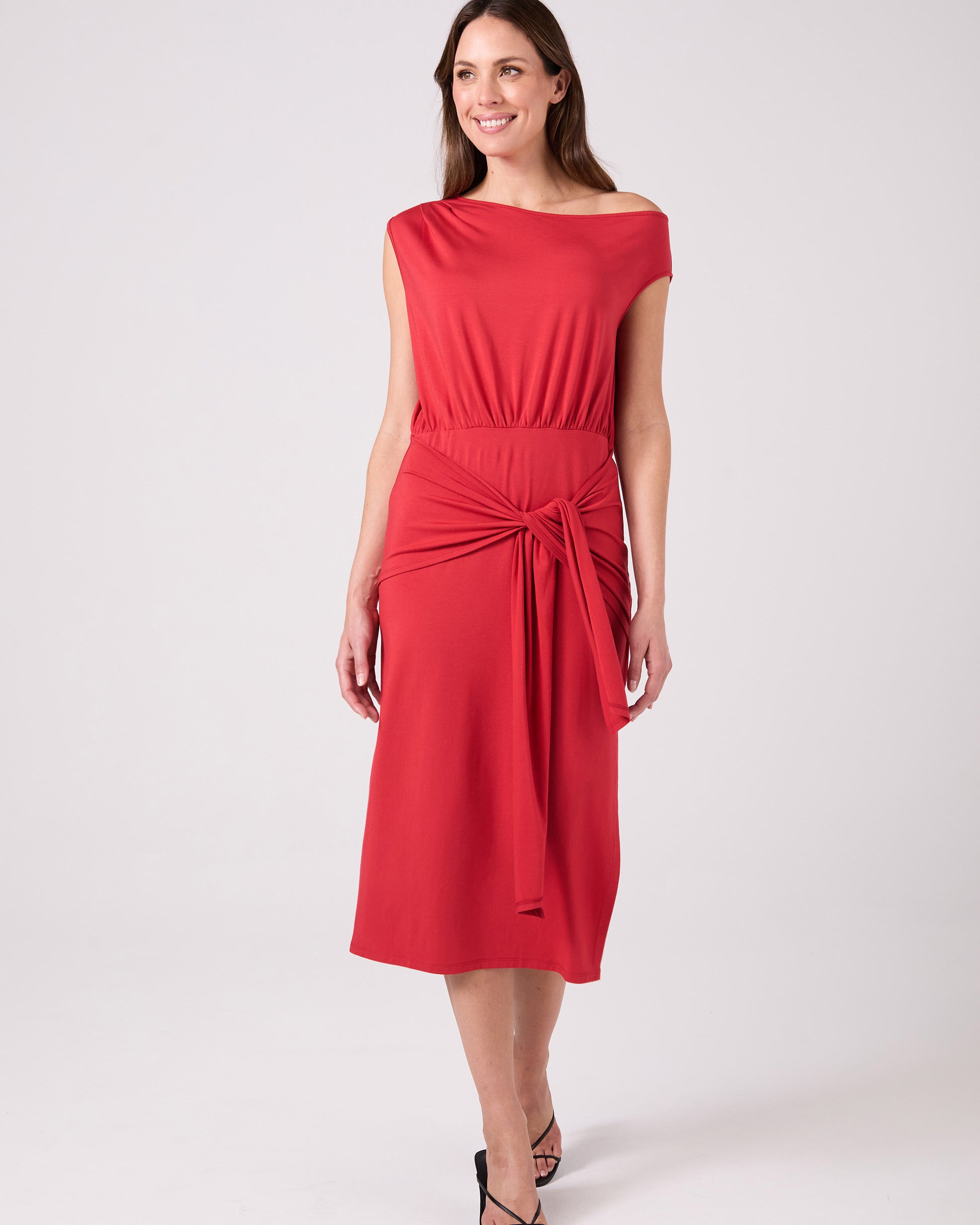 Ana Dress - Cherry