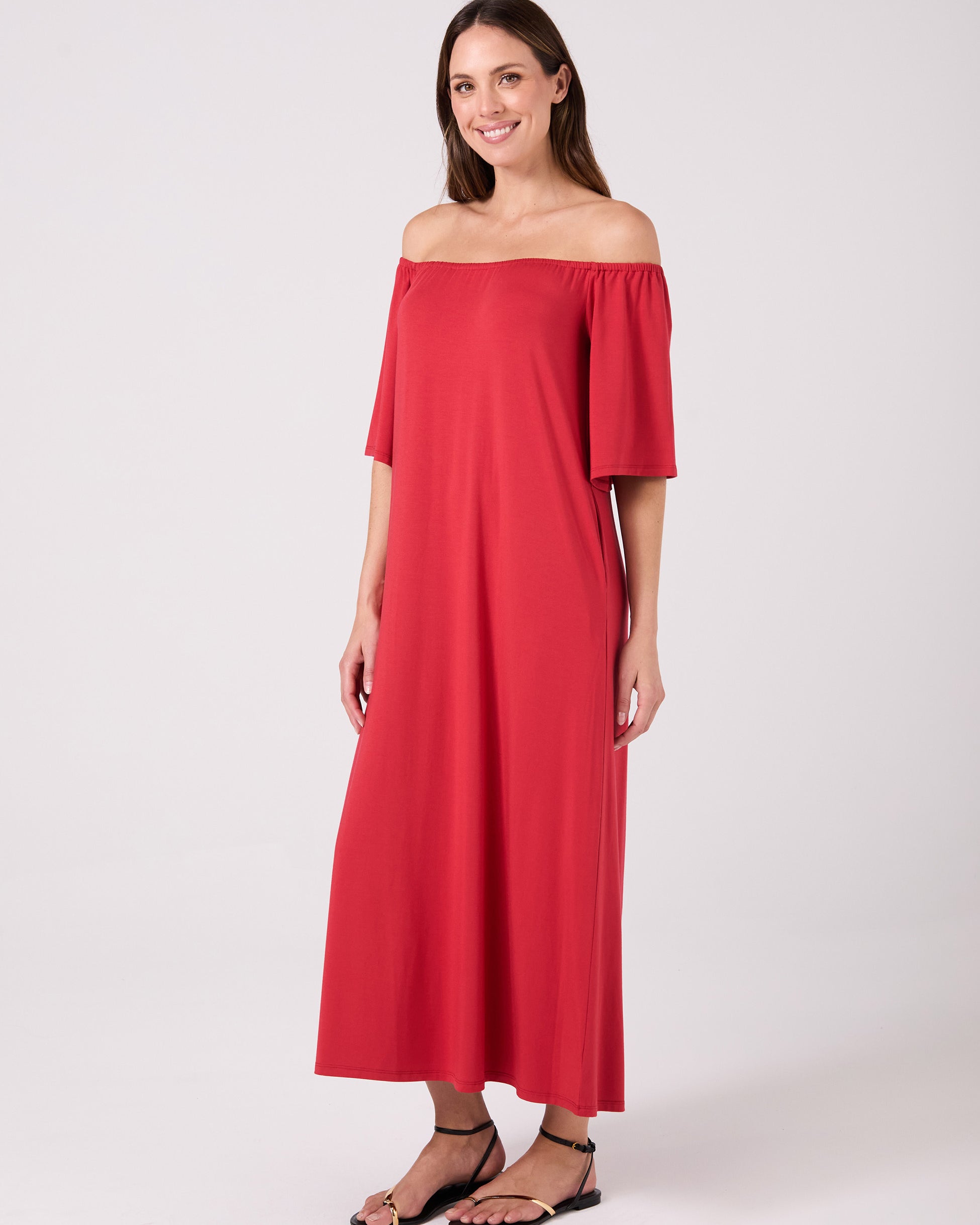 Arabella Dress - Cherry