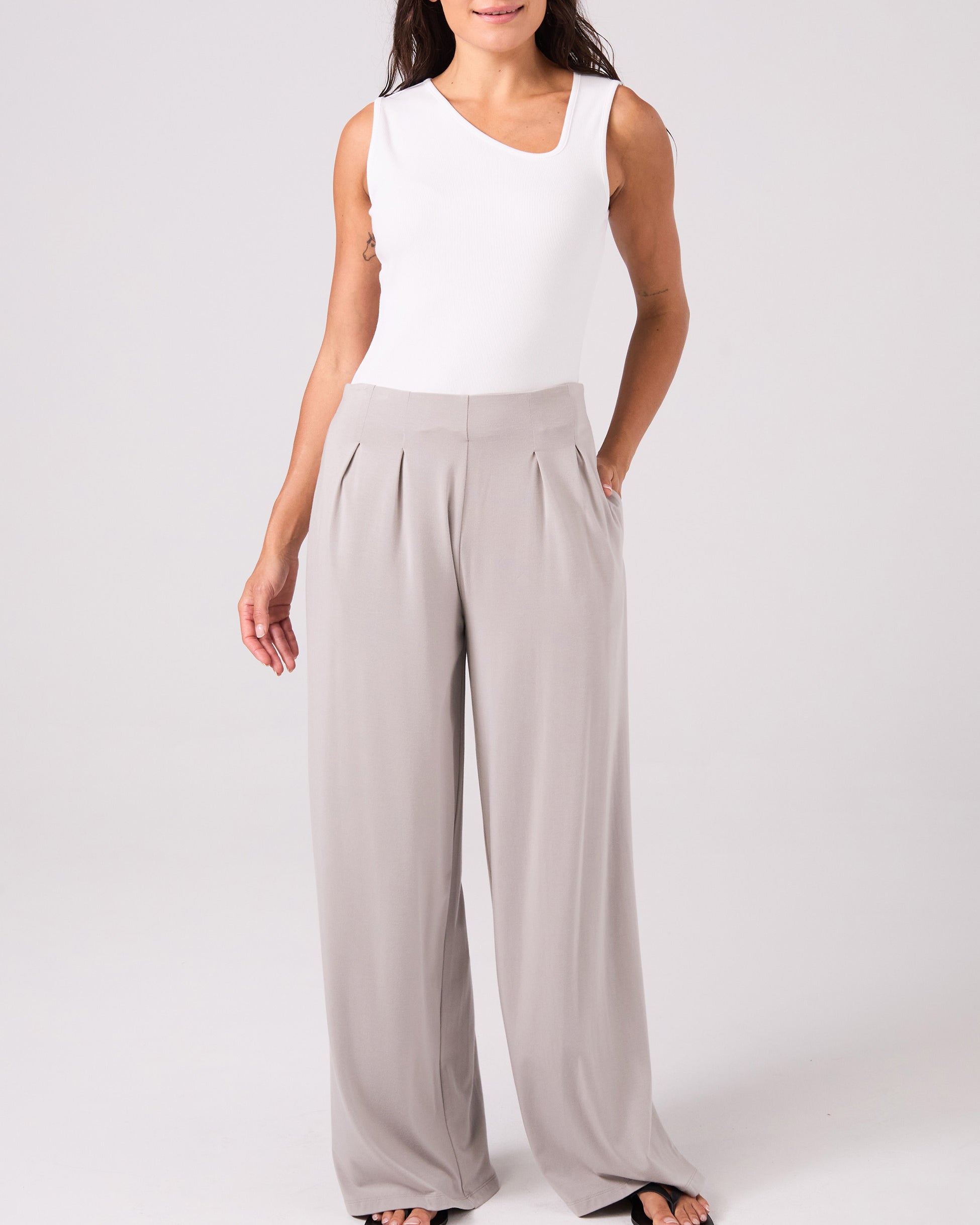 Riva Rib Tank - White